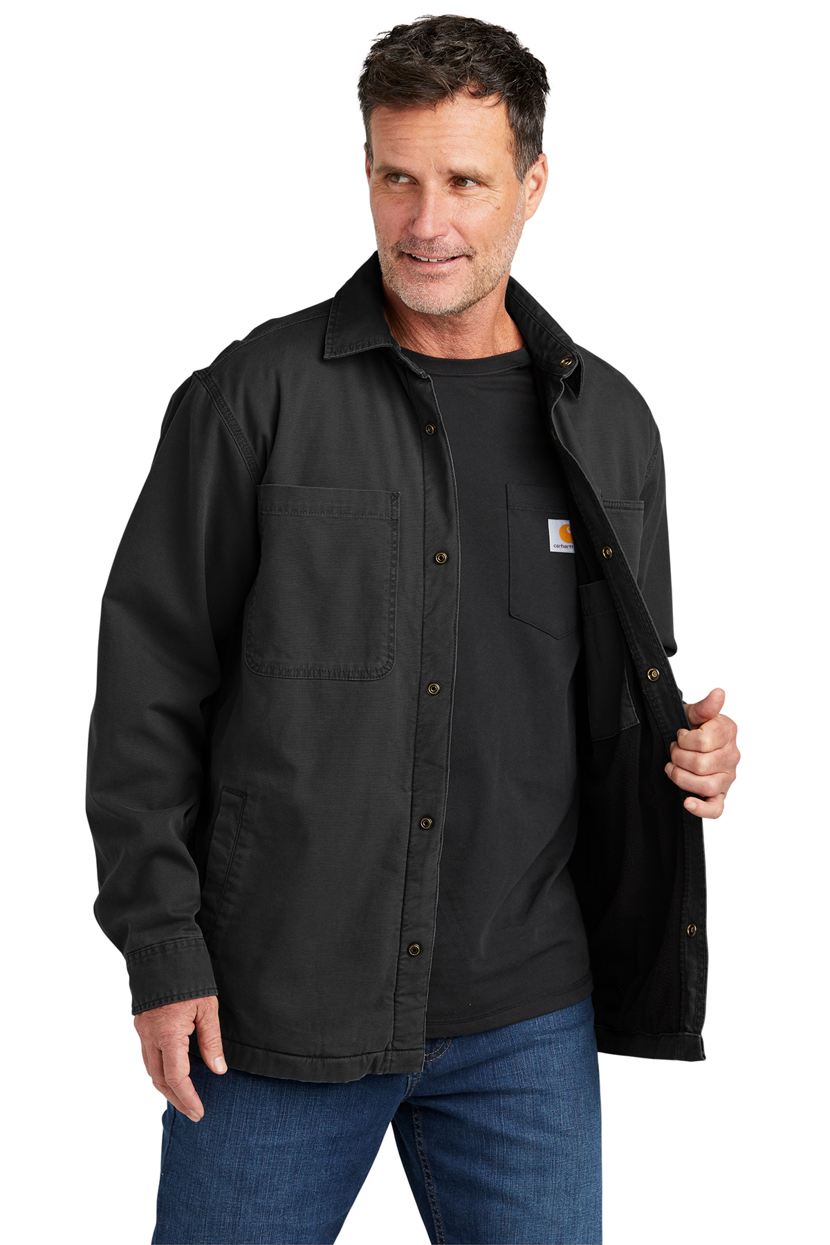 Carhartt Rugged Flex Fleece-Lined Shirt Jac | Product | Online Apparel ...