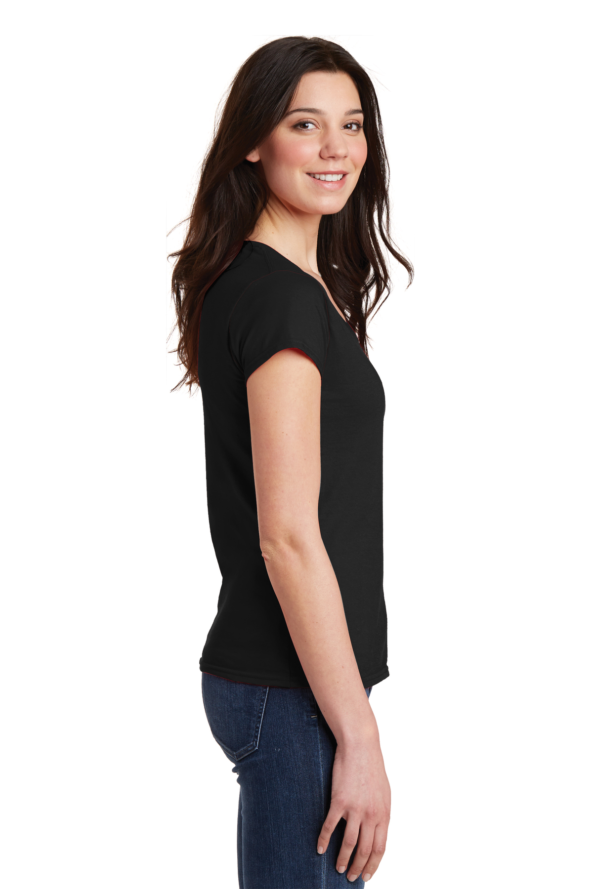 Gildan Softstyle® Women's Fit V-Neck T-Shirt | Ring Spun | T-Shirts ...
