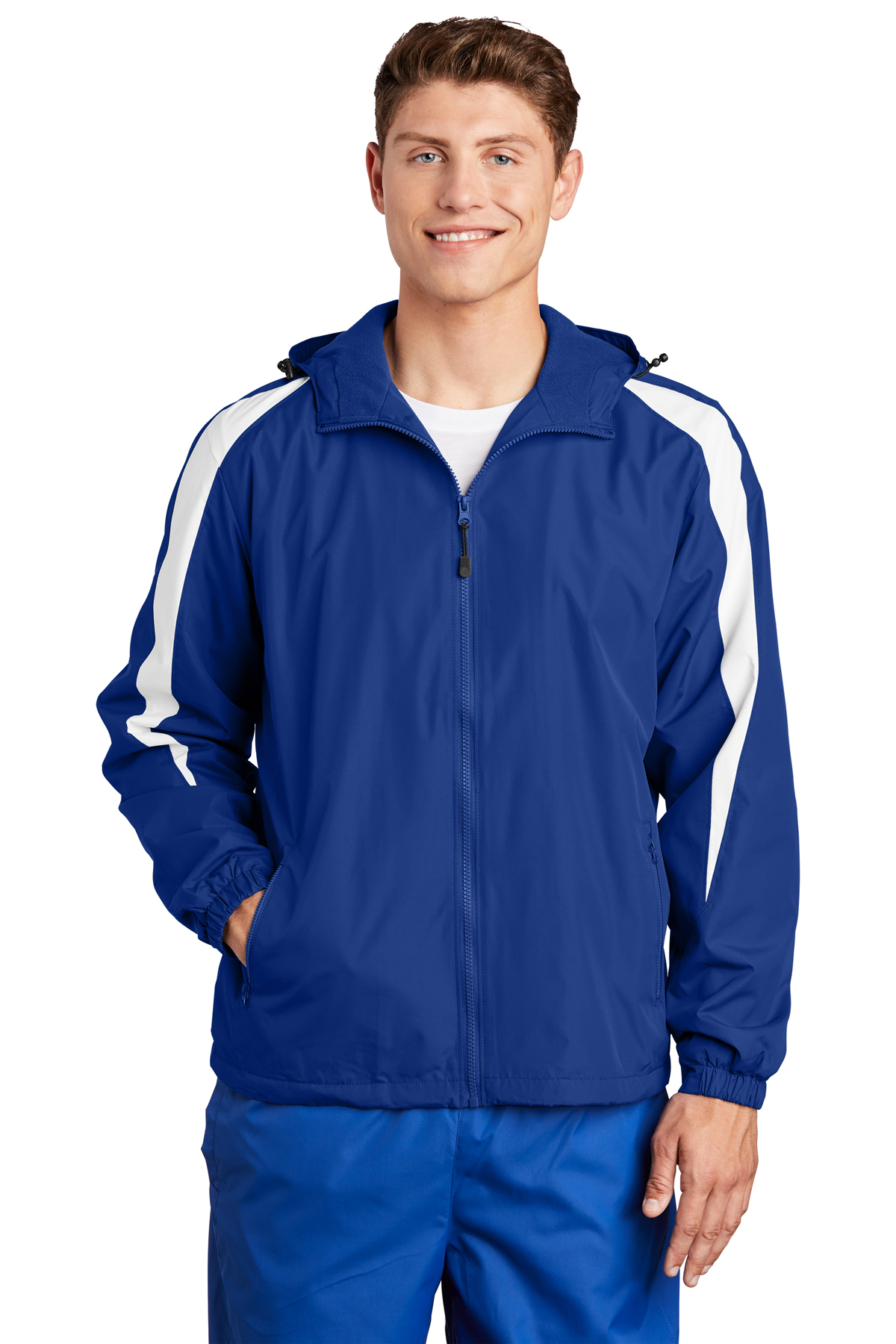 Sport-Tek Fleece-Lined Colorblock Jacket, Product