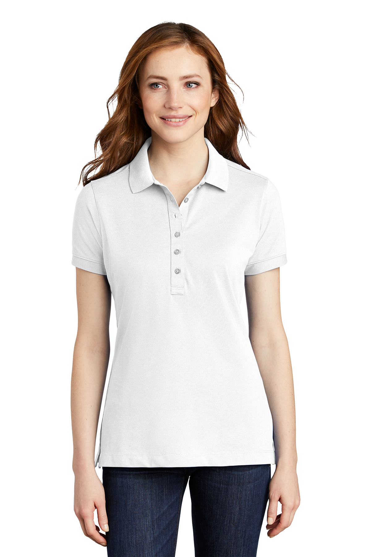 Port Authority 4imprint Womens Short Sleeve Core Classic Pique Polo Shirt  Large
