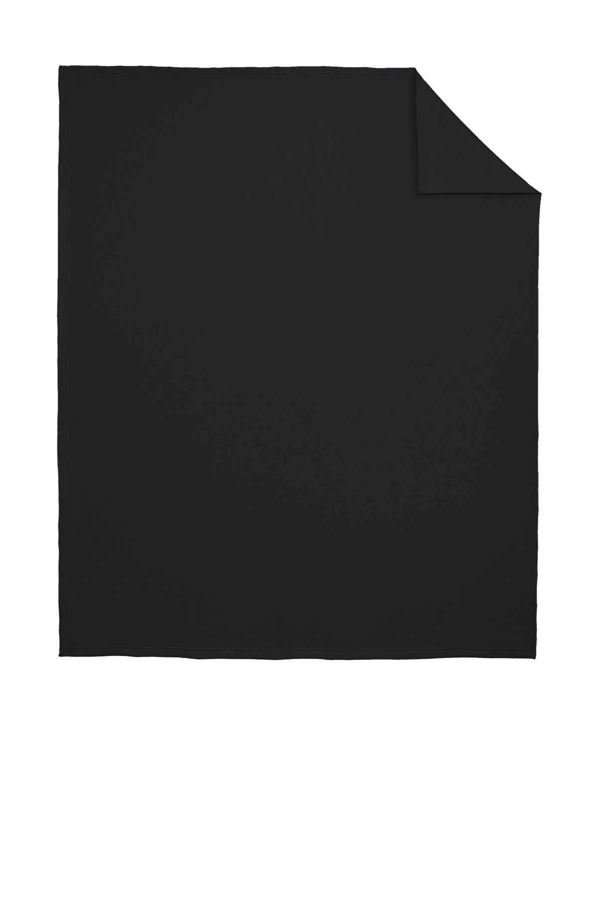 Port & Company Core Fleece Sweatshirt Blanket OSFA Jet Black 