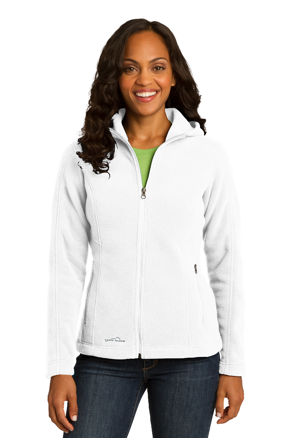 Eddie Bauer Ladies Hooded Full-Zip Fleece Jacket | Product | SanMar