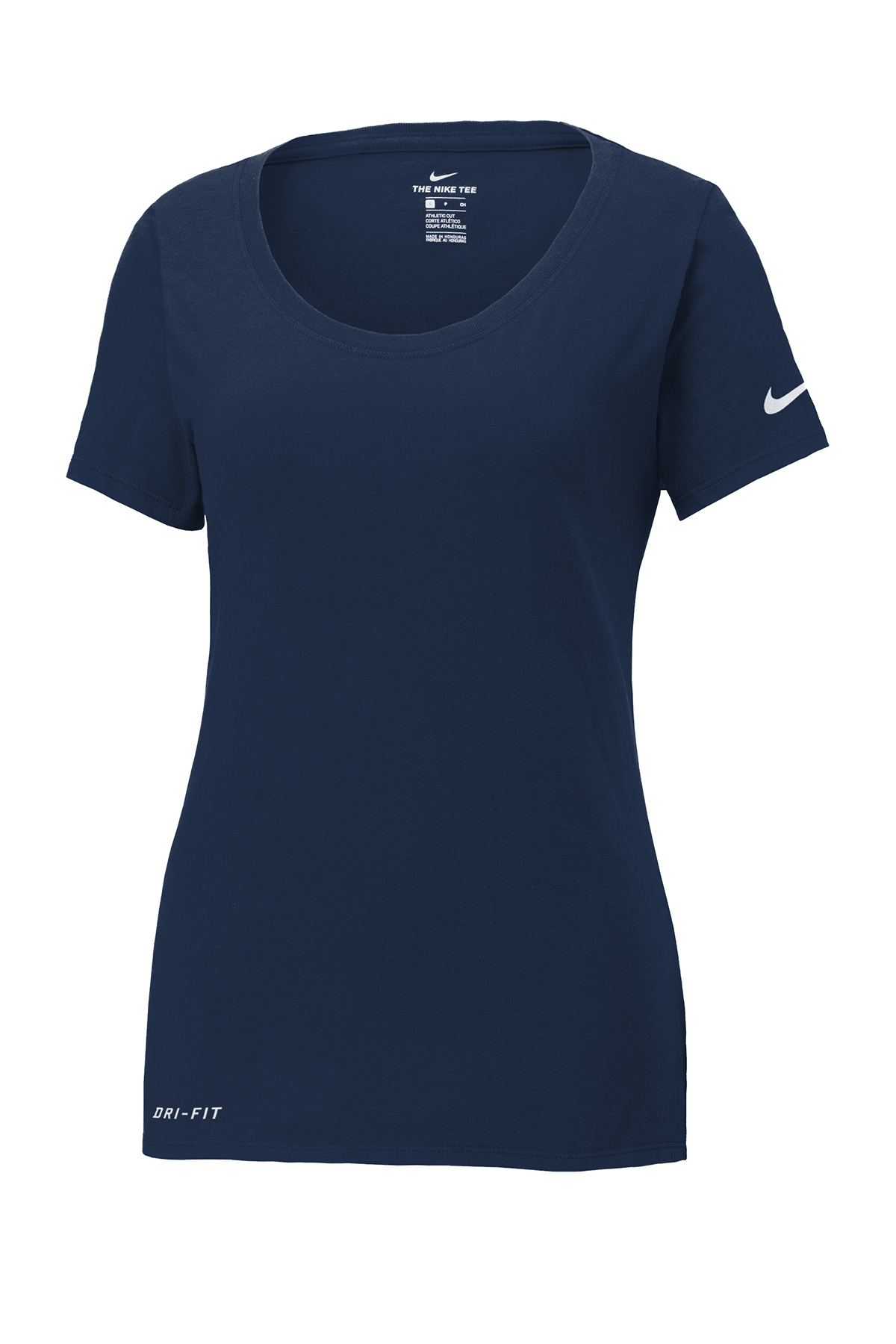Nike Ladies Dri-FIT Cotton/Poly Scoop Neck Tee | Product | SanMar