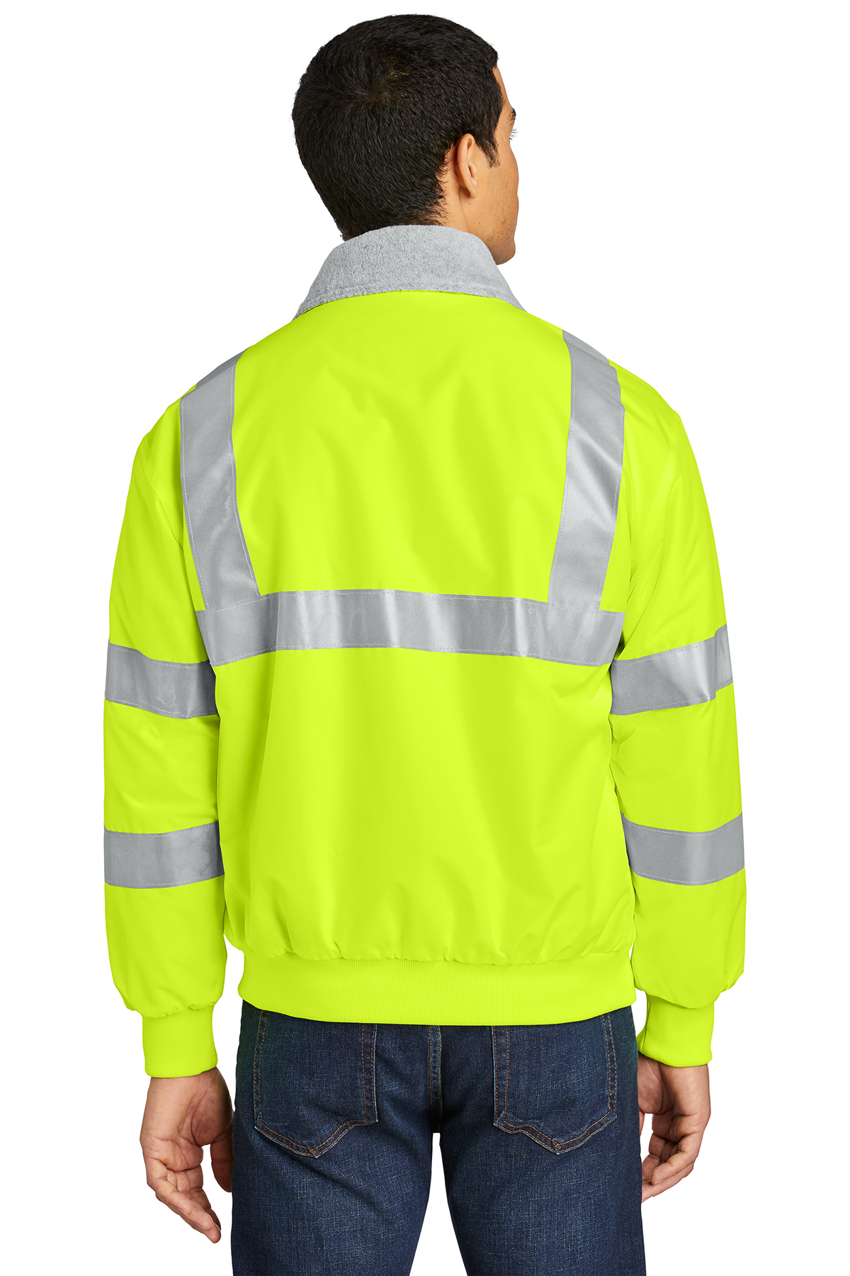 Port Authority 4XL Safety Challenger Jacket with Reflective Taping Safety Yellow and Reflective 