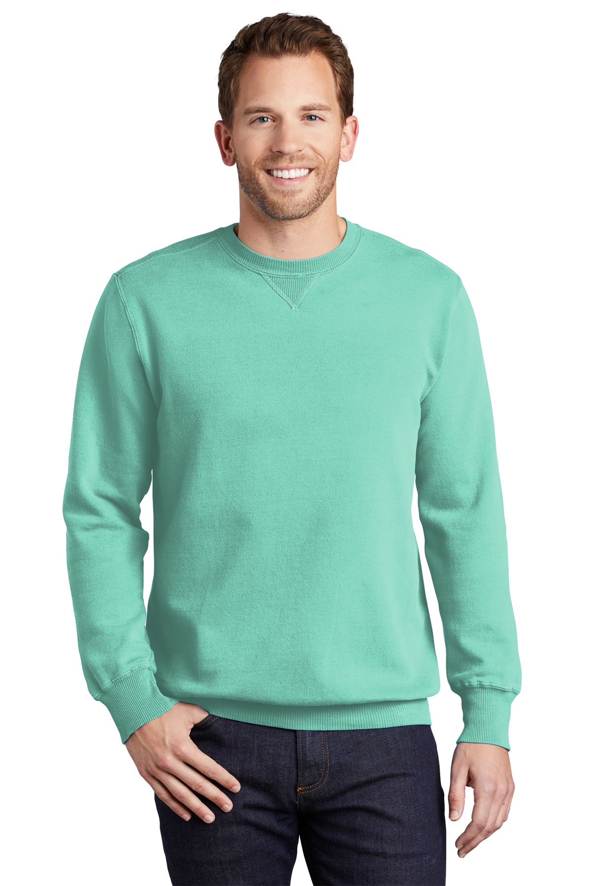 Port & Company Beach Wash Garment-Dyed Crewneck Sweatshirt | Product ...