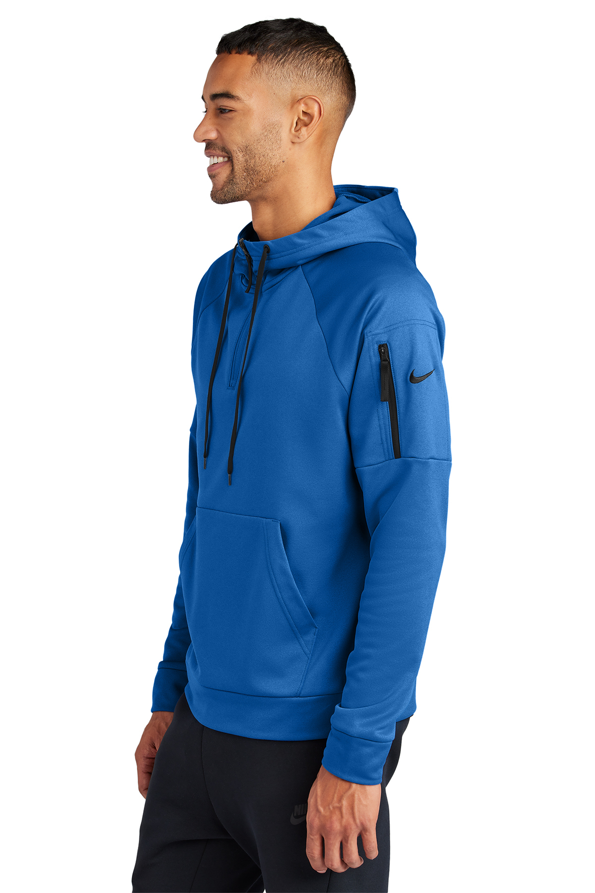 Nike Therma FIT Pocket 1 4 Zip Fleece Hoodie Product Company Casuals