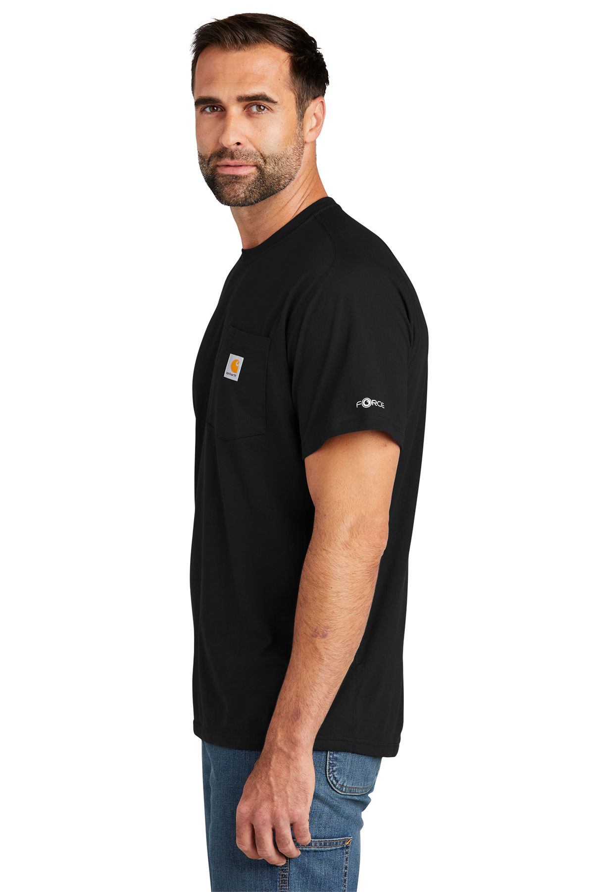 CT104617 Carhartt Force® Long Sleeve Pocket T-Shirt Includes Embroidery Up  to 7000 stitches - Embroidery V3 2023