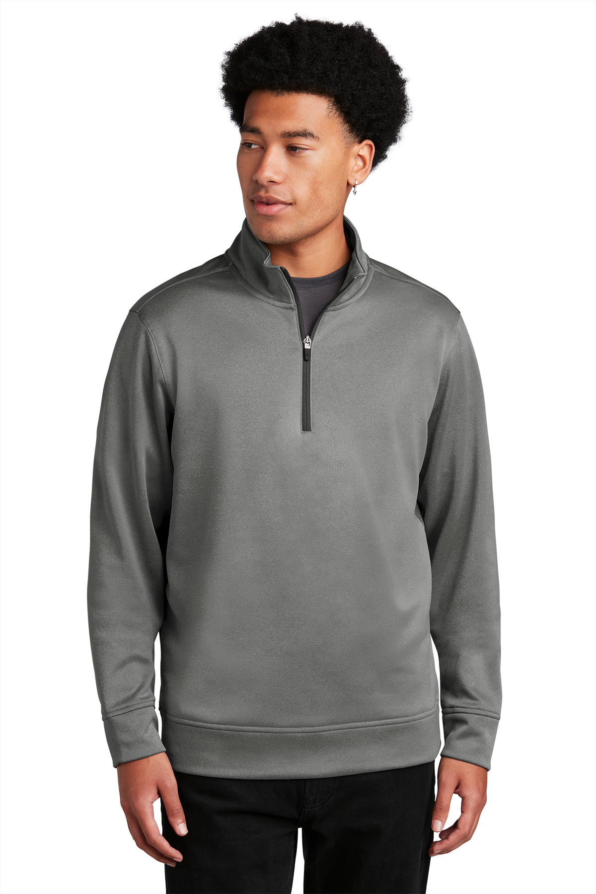 Sport-Tek PosiCharge Tri-Blend Wicking 1/4-Zip Pullover, Product