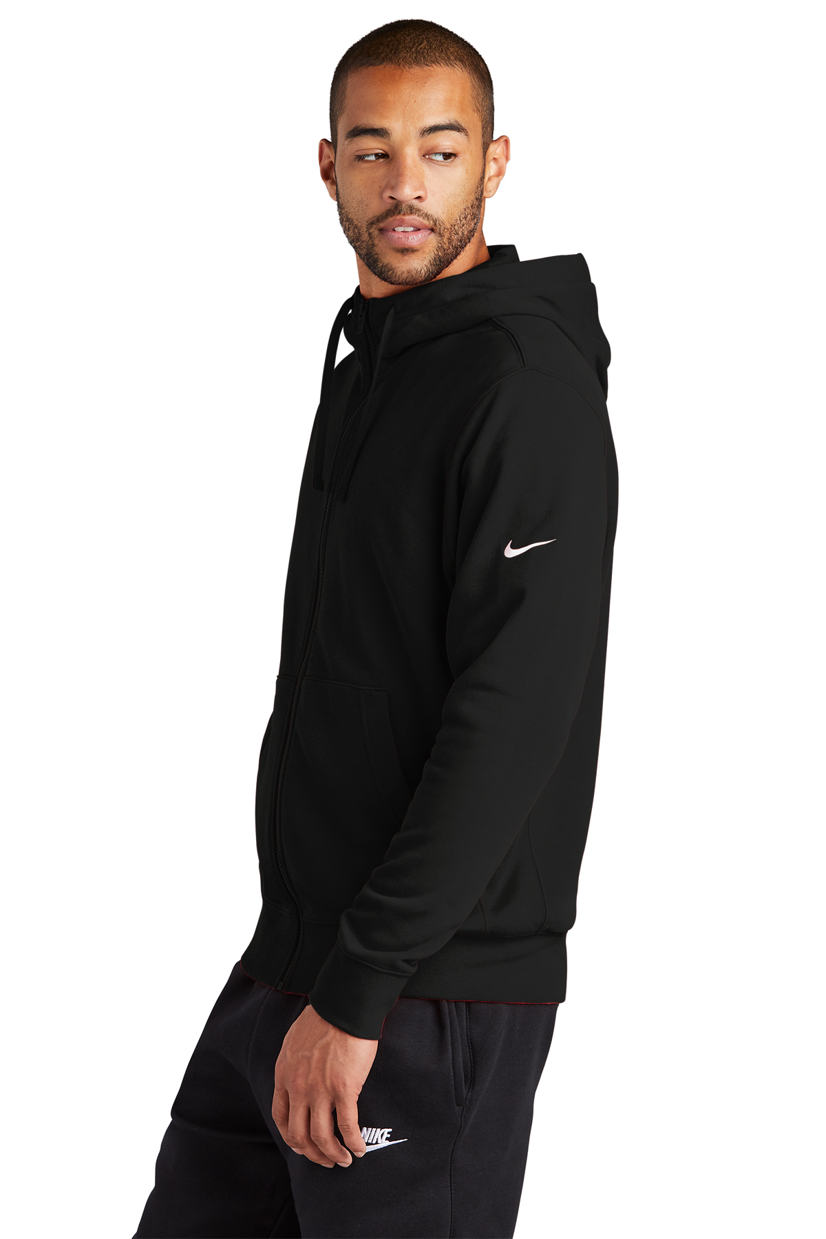 Nike Club Fleece Sleeve Swoosh Full-Zip Hoodie | Product | Online ...