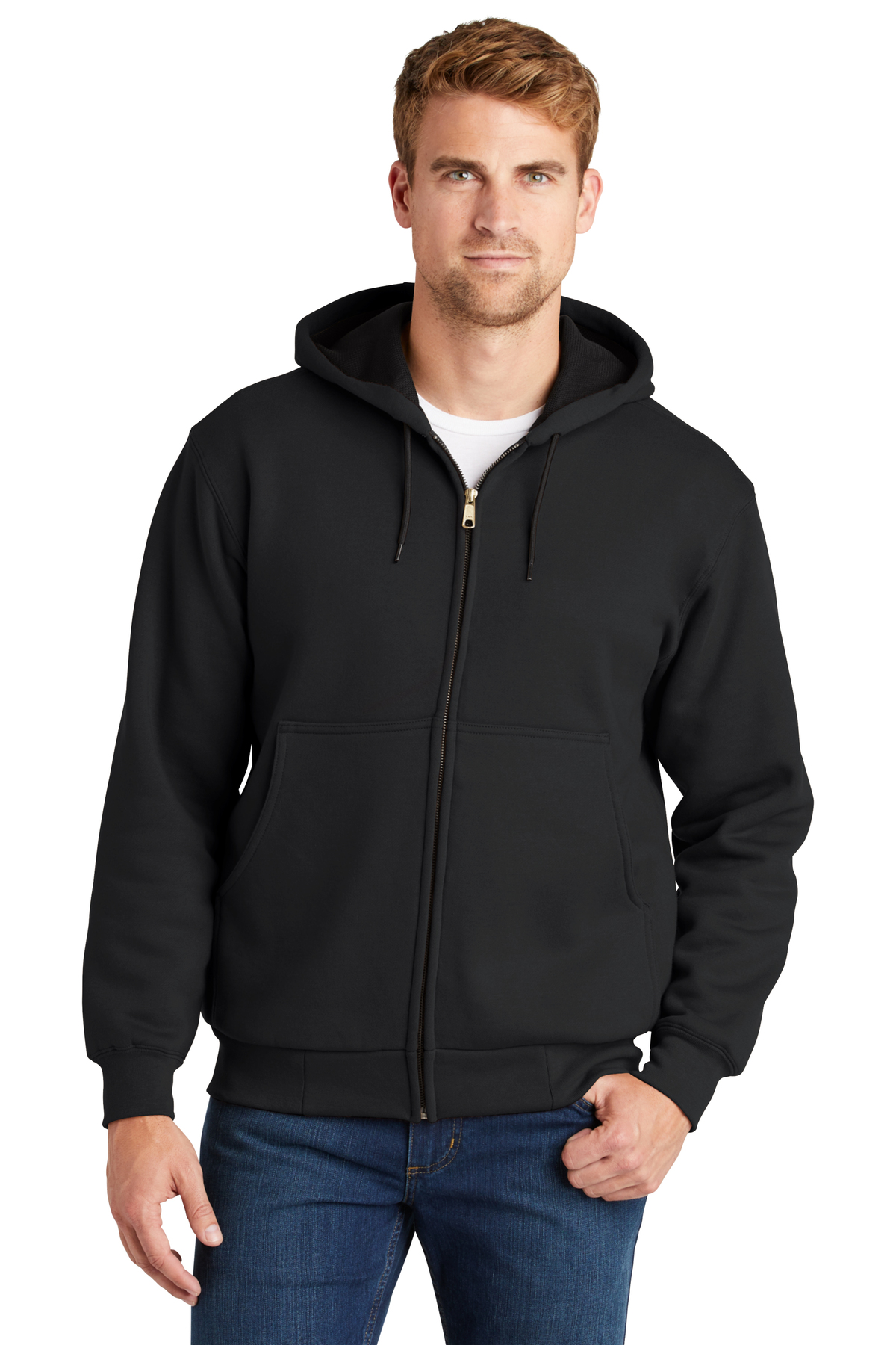 CornerStone - Heavyweight Full-Zip Hooded Sweatshirt with Thermal ...