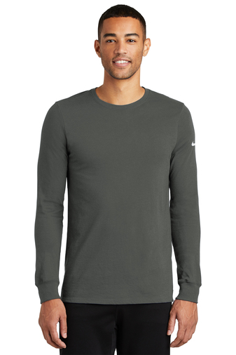 Nike Dri-FIT Cotton/Poly Long Sleeve Tee | Product | SanMar