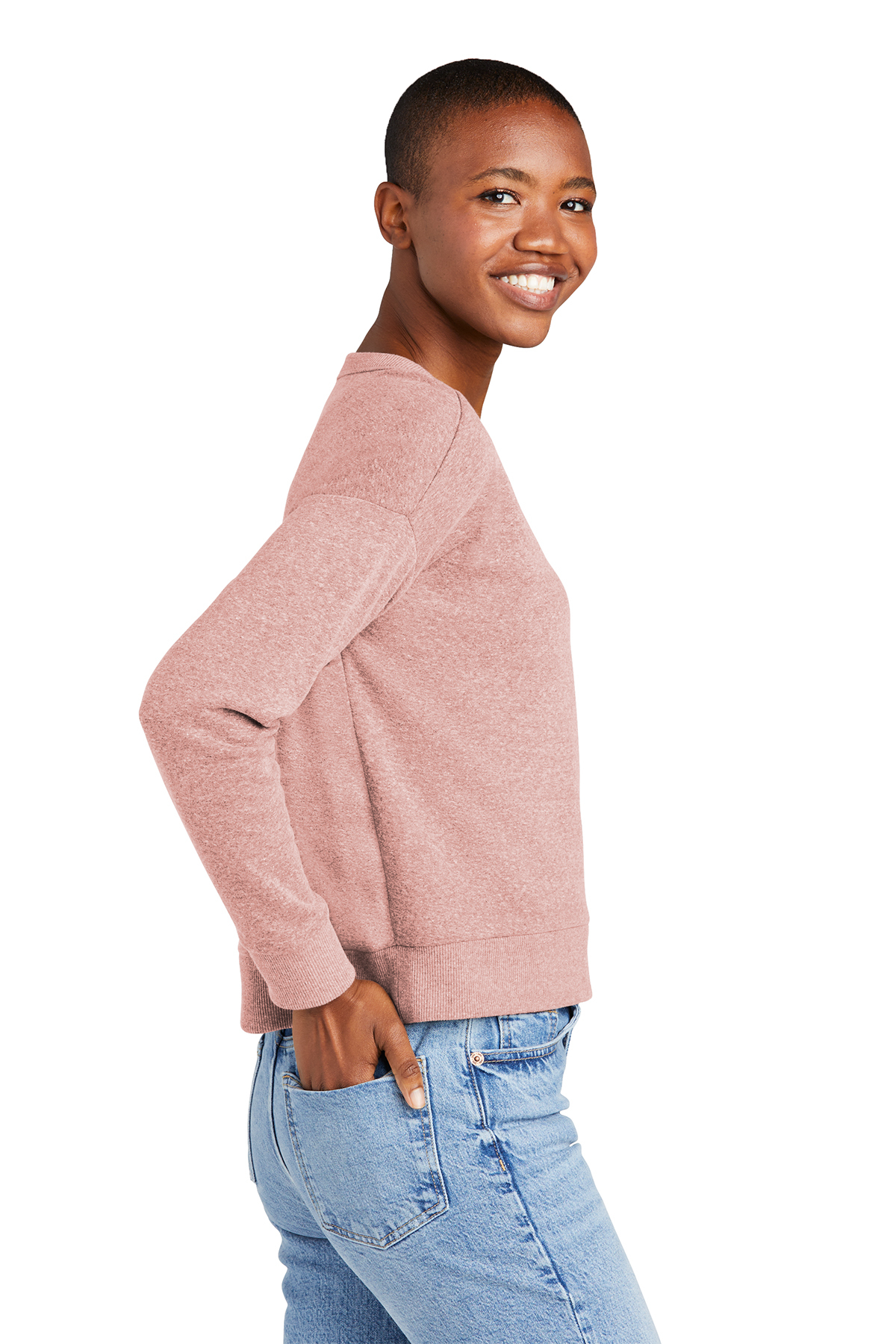 District Women's Perfect Tri Fleece V-Neck Sweatshirt | Product