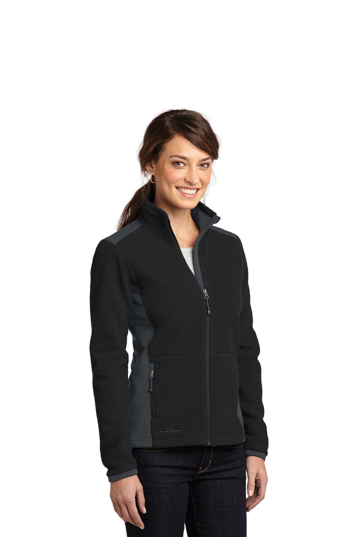 Eddie Bauer Ladies Full-Zip Sherpa Fleece Jacket | Product | SanMar