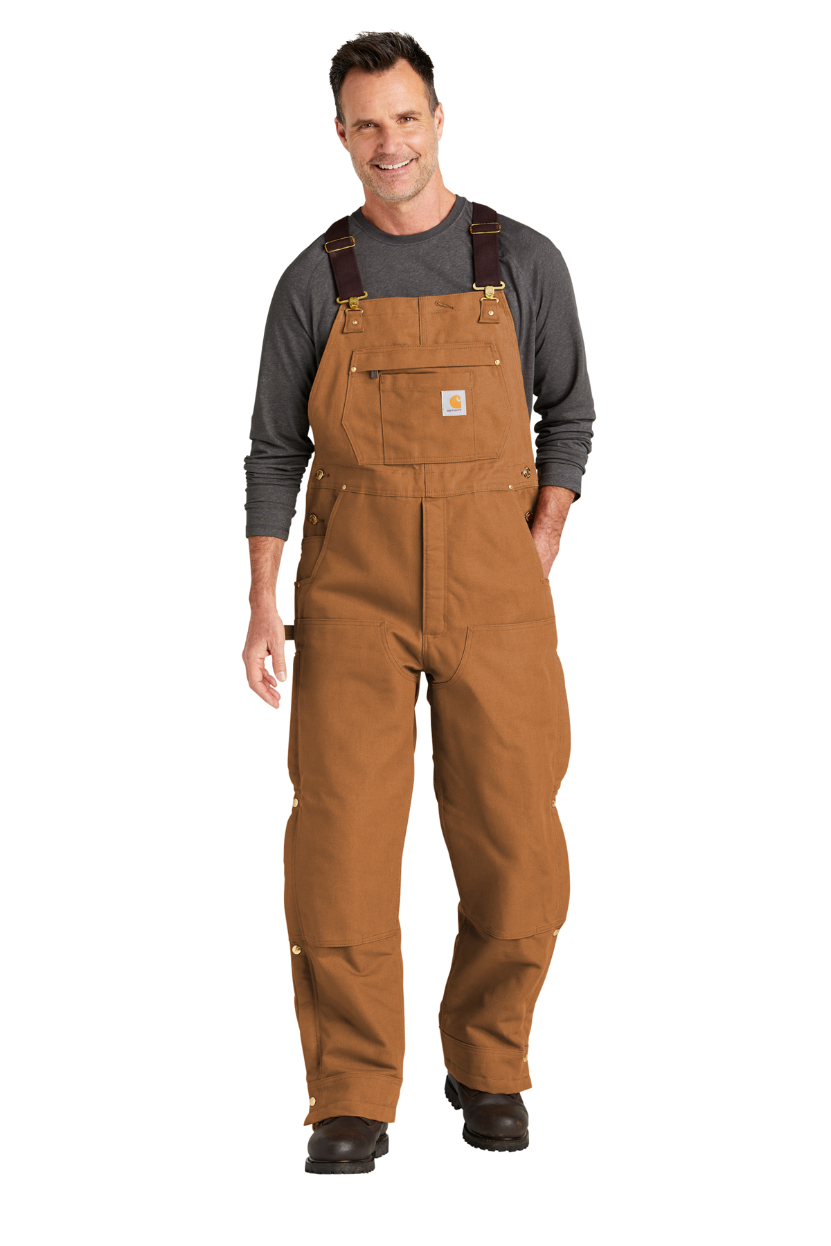 Carhartt Firm Duck Insulated Bib Overalls | Product | Company Casuals