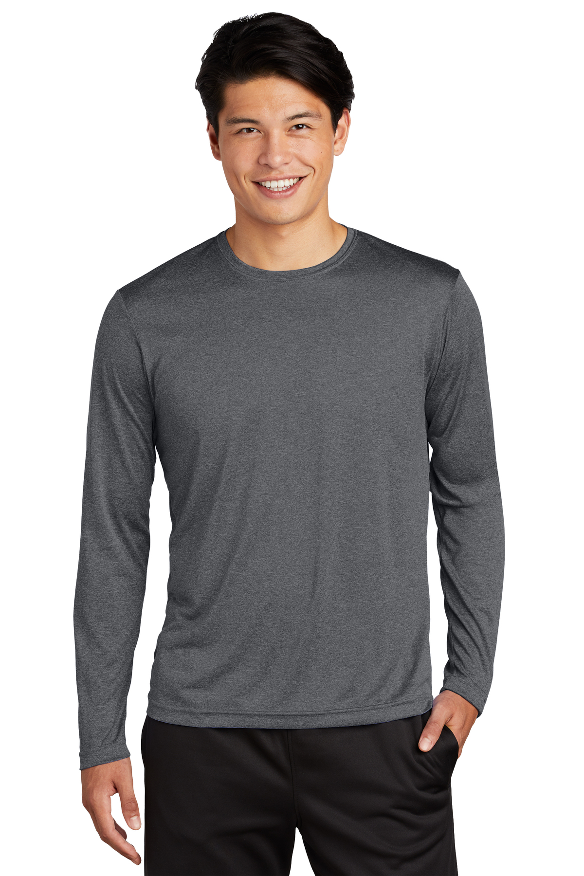 Sport-Tek Long Sleeve Heather Contender Tee | Product | Company Casuals