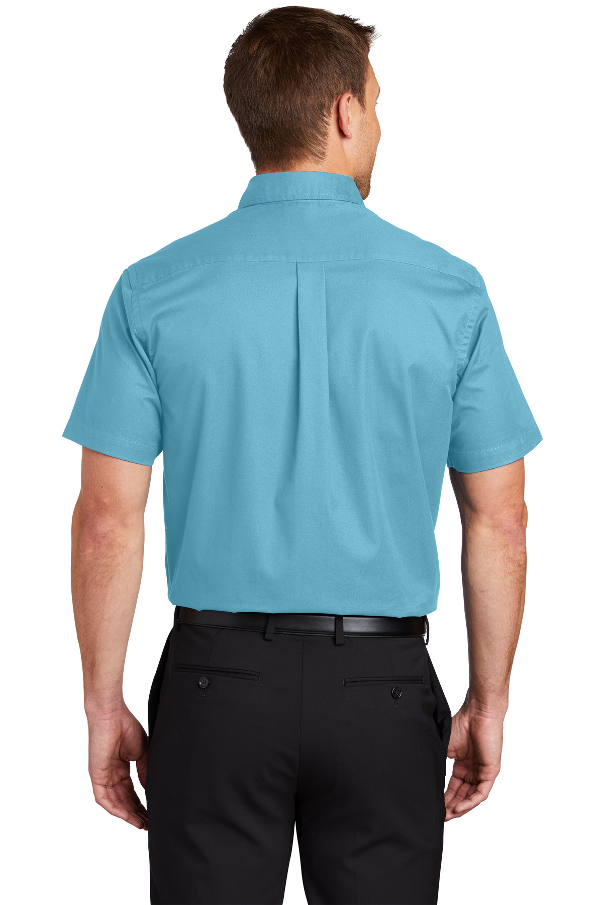 Port Authority Tall Short Sleeve Custom Easy Care Shirts, Teal Green