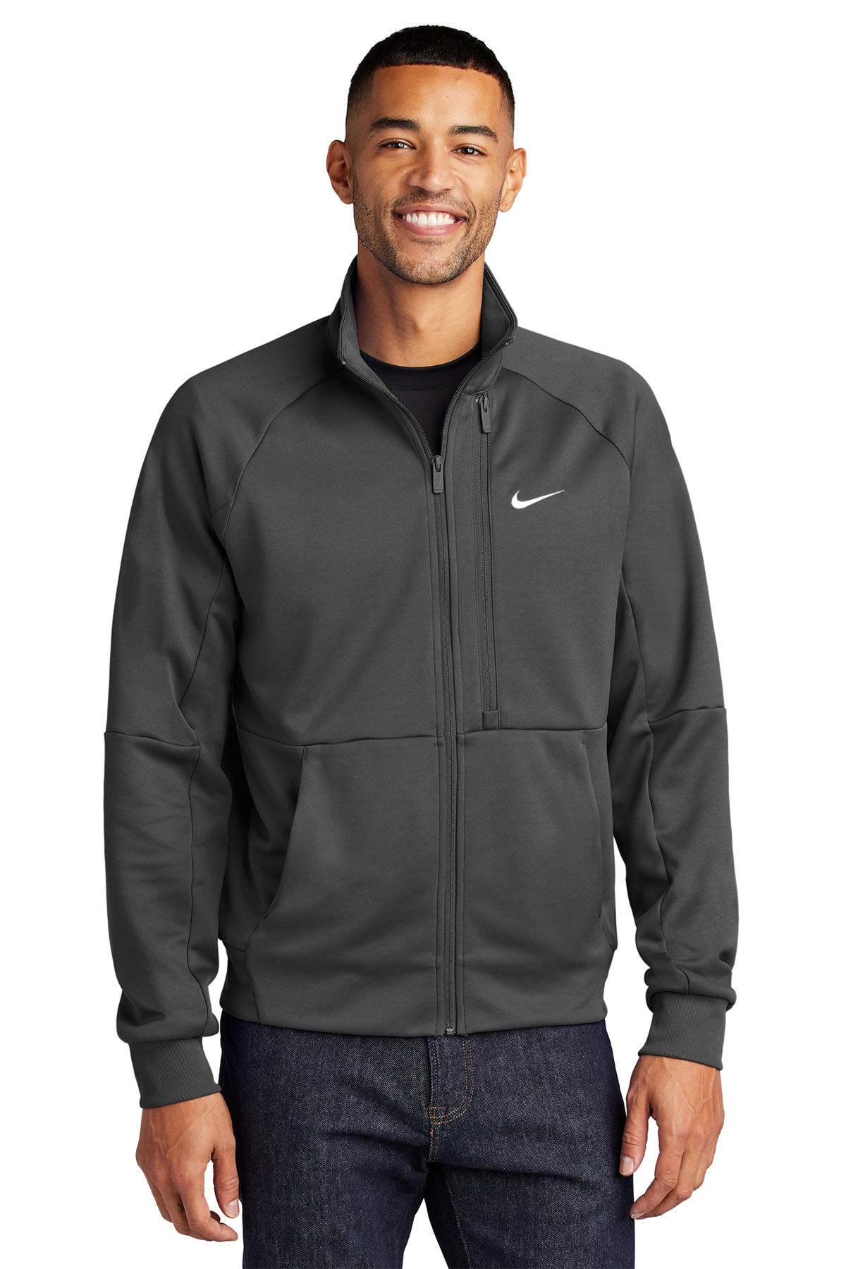 Nike swoosh logo jacket shop