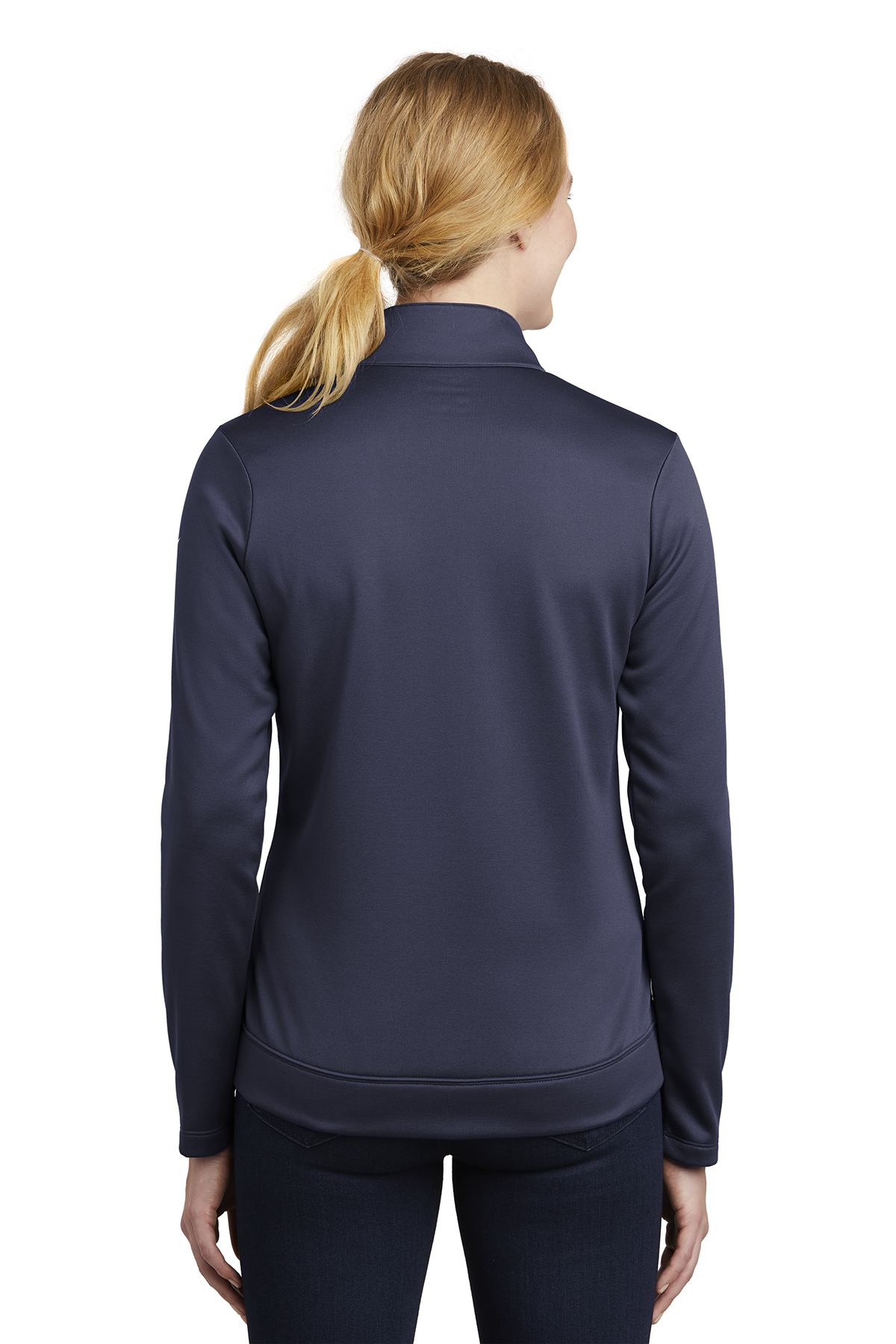 Ladies navy store fleece jacket