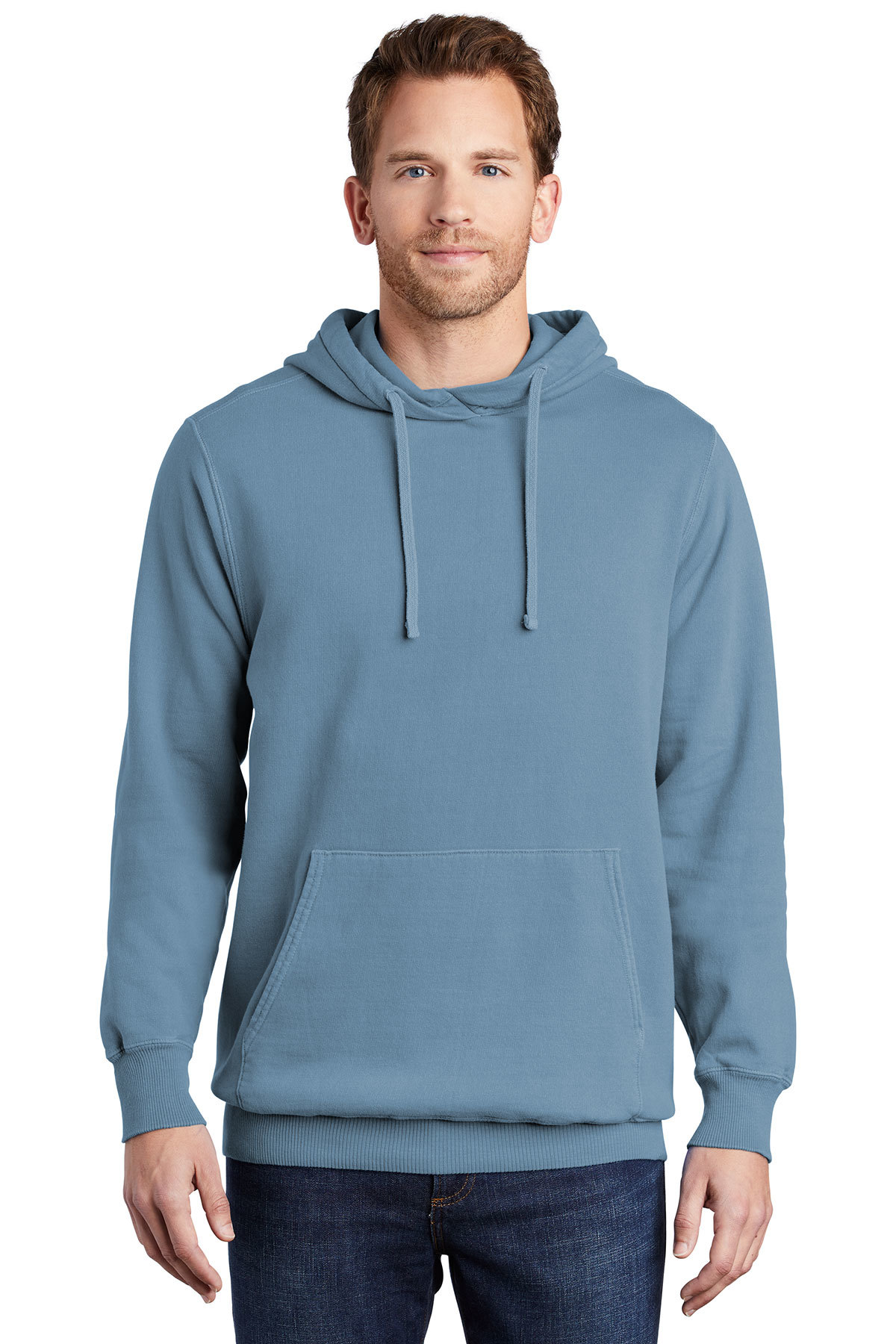 Port & Company Beach Wash Garment-Dyed Pullover Hooded 