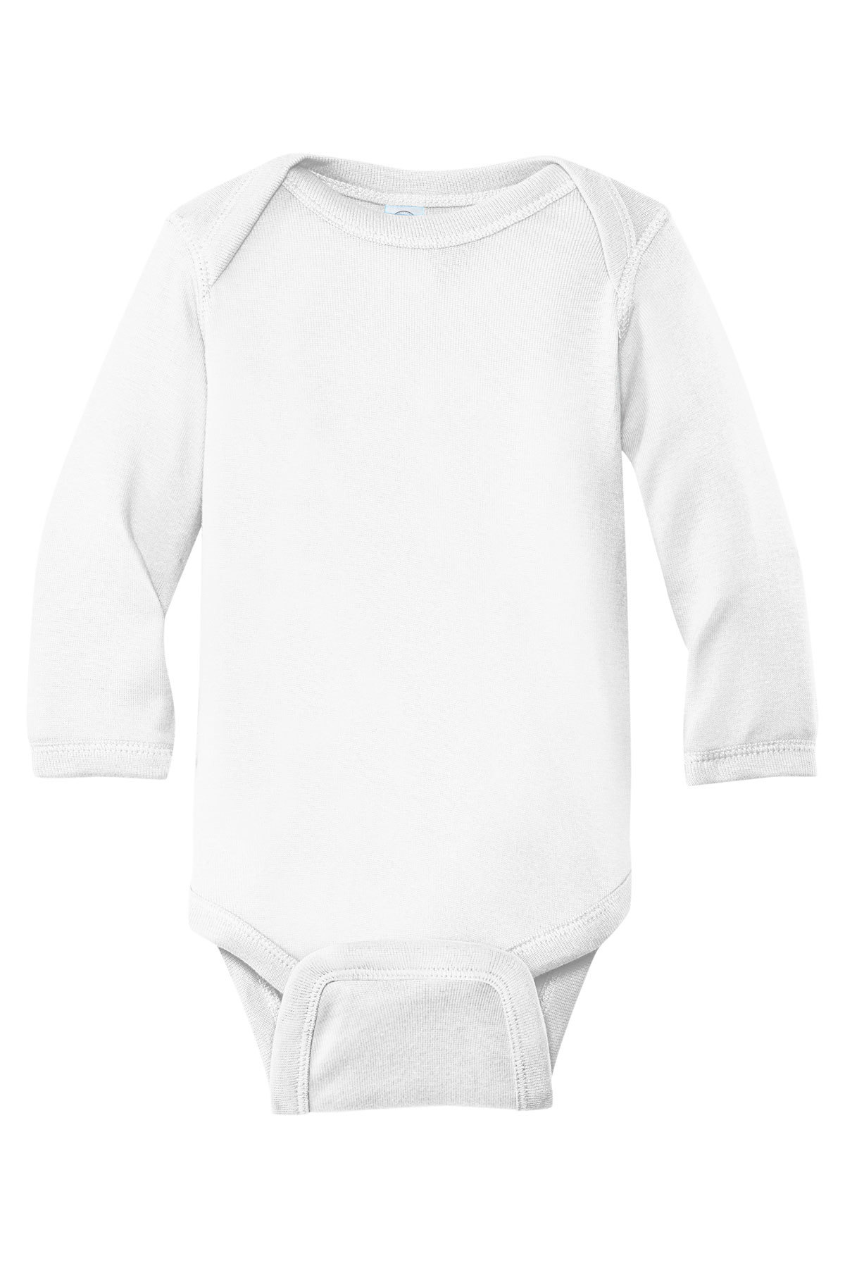 Rabbit Skins™ Infant Long Sleeve Baby Rib Bodysuit | Product | SanMar