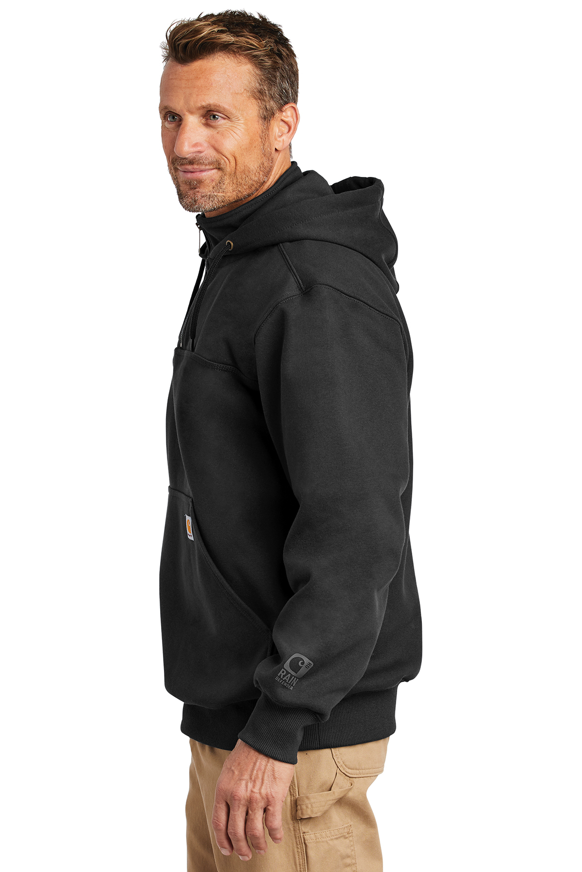 Carhartt Rain Defender Paxton Heavyweight Hooded Zip Mock Sweatshirt, Product