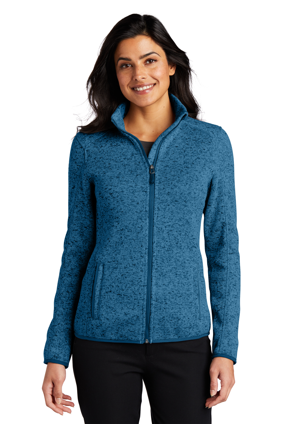 Port Authority® Sweater Fleece Jacket - Women's** (Restrictions Apply - see  description) - Western Heritage Company, Inc