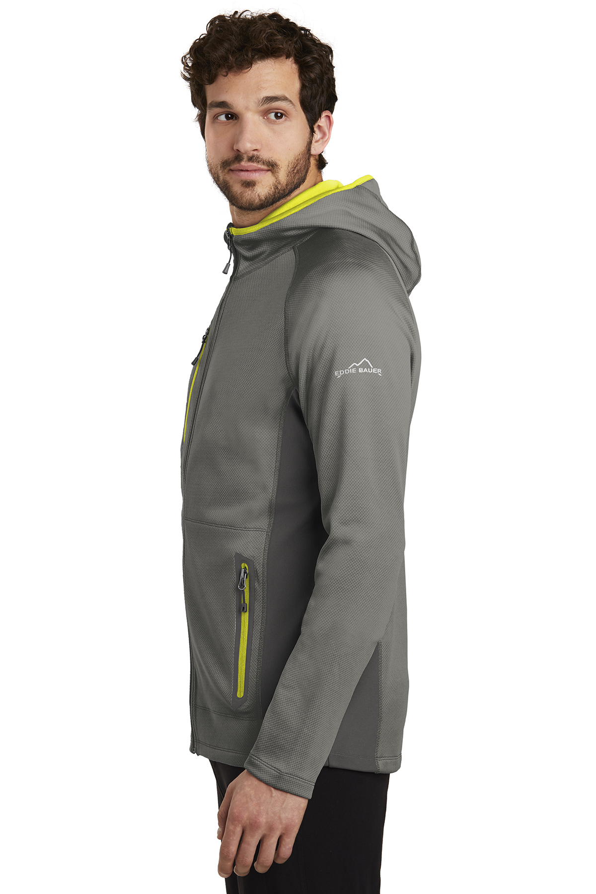 Eddie Bauer Sport Hooded Full-Zip Fleece Jacket.