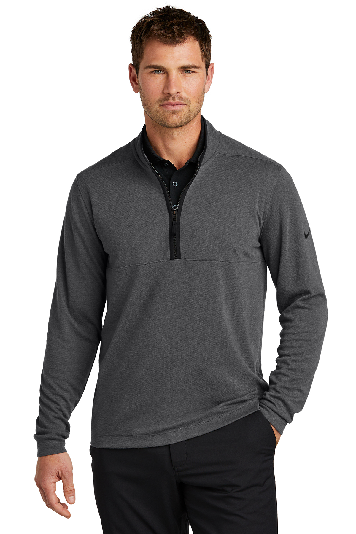 Nike Textured 1/2-Zip Cover-Up | Product | SanMar
