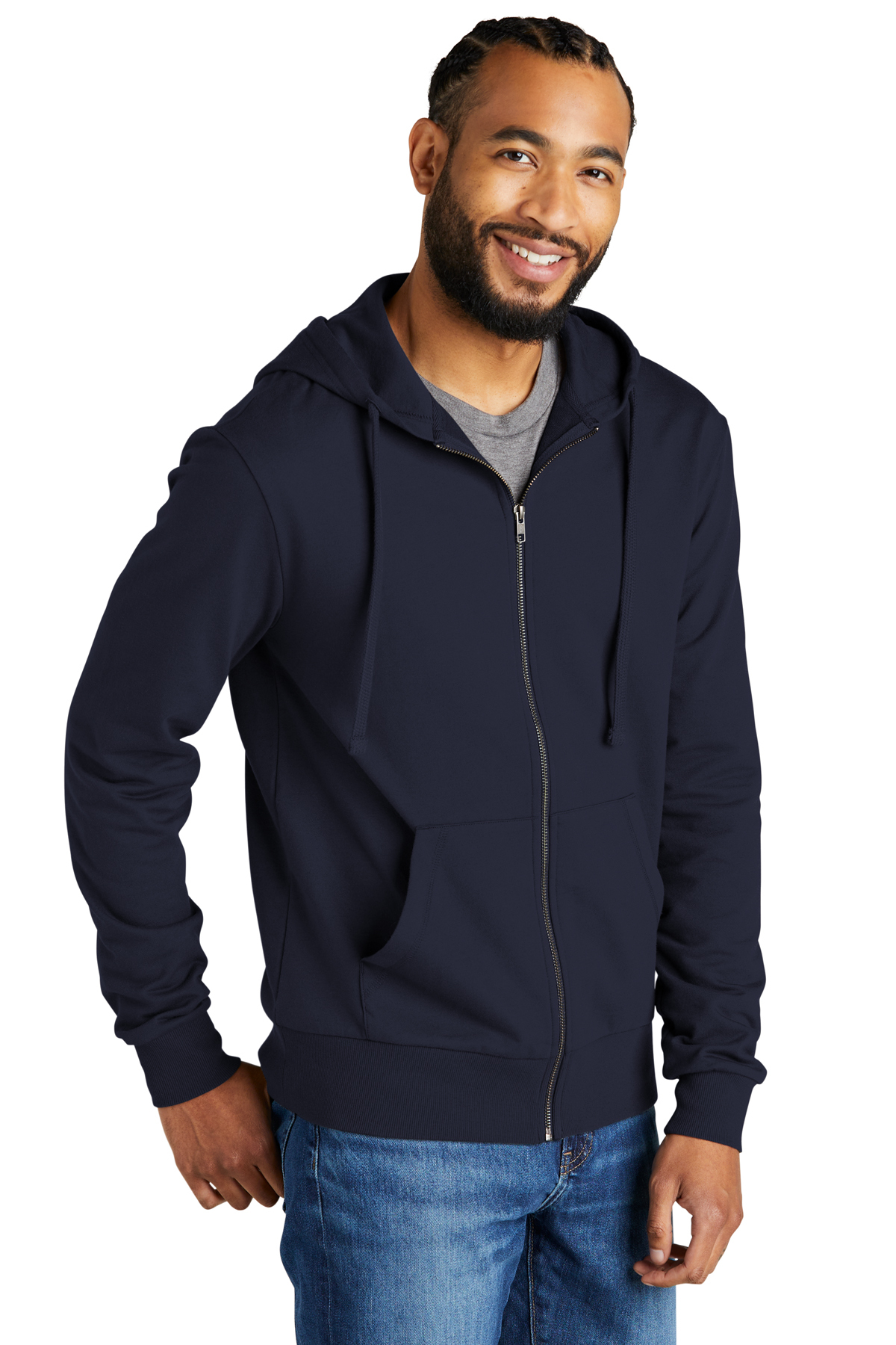 Allmade Unisex Organic French Terry Full-Zip Hoodie | Product | Company ...