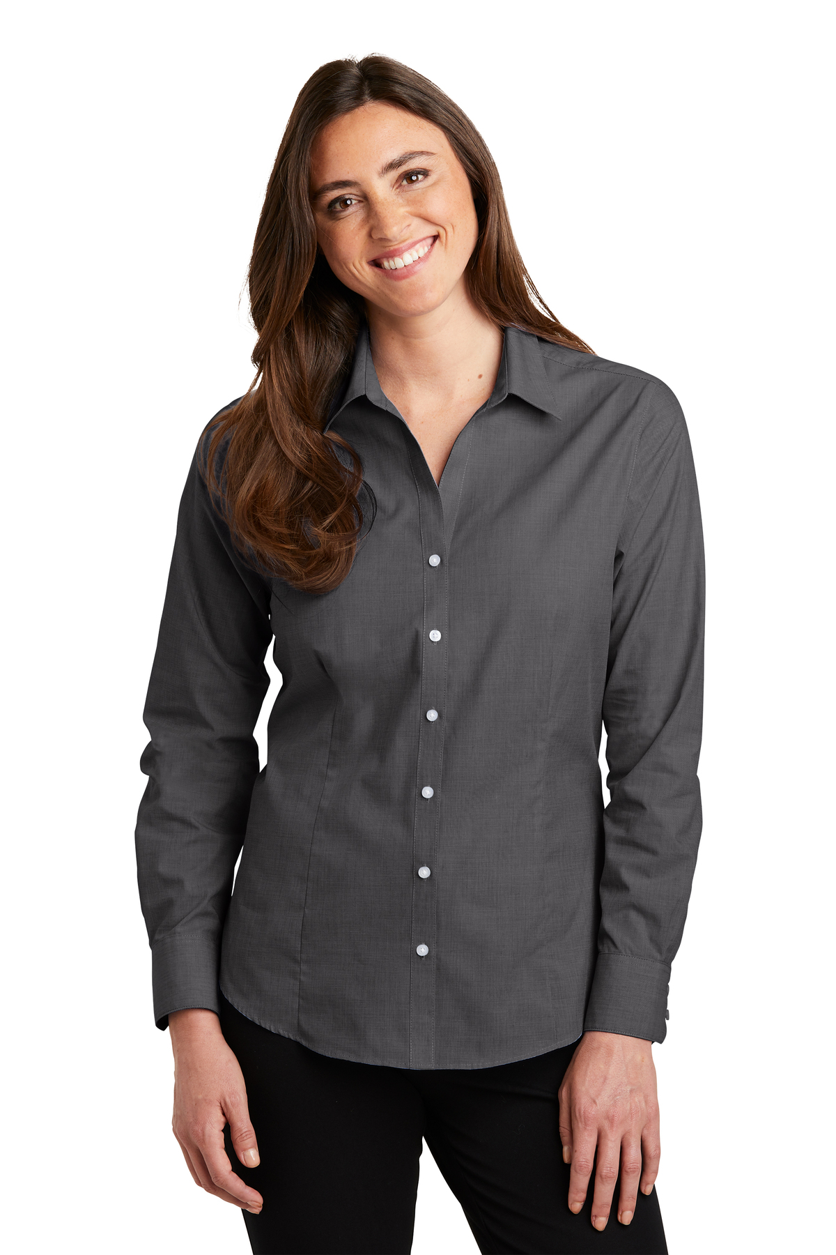 Port Authority Ladies Crosshatch Easy Care Shirt | Product | Company ...