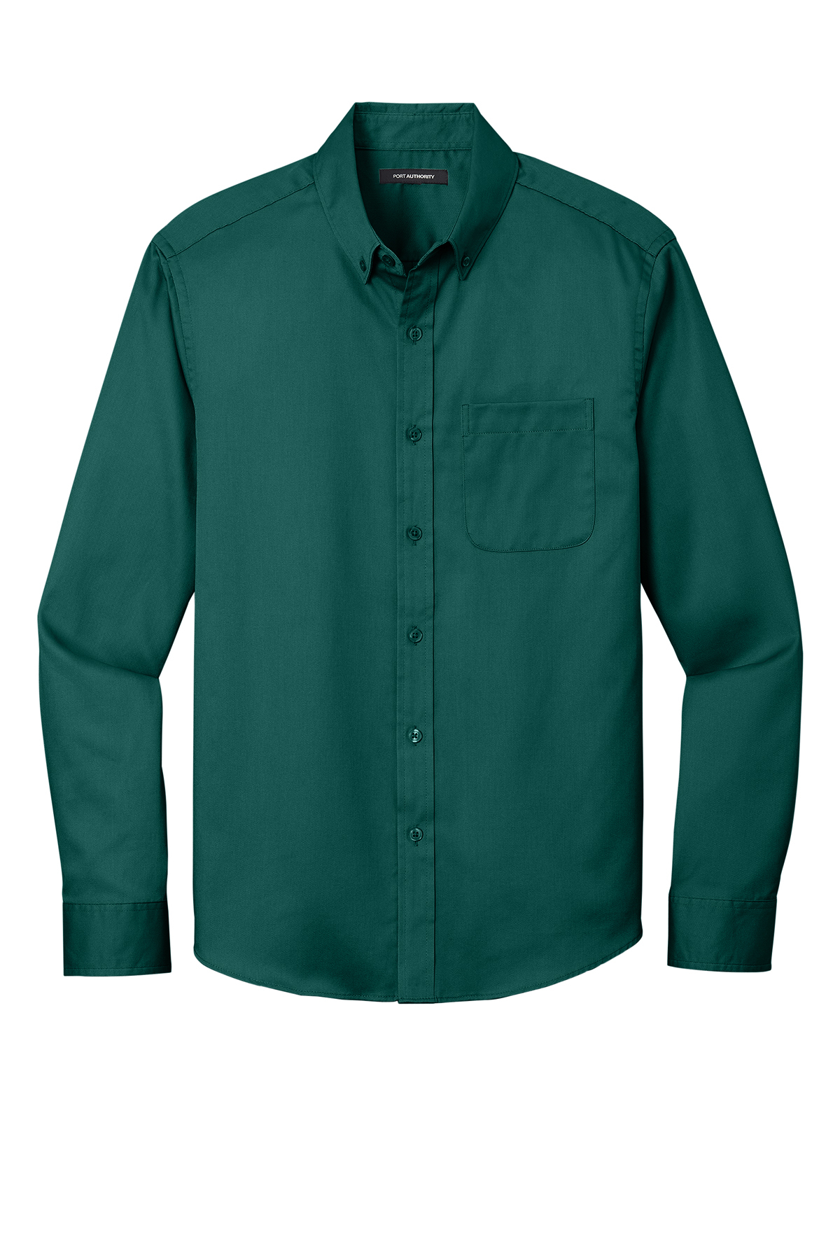 Emerald green long sleeve shirt top