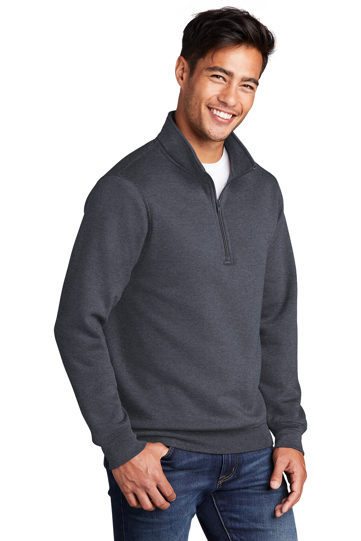 Port & Company Core Fleece 1/4-Zip Pullover Sweatshirt | Product | SanMar