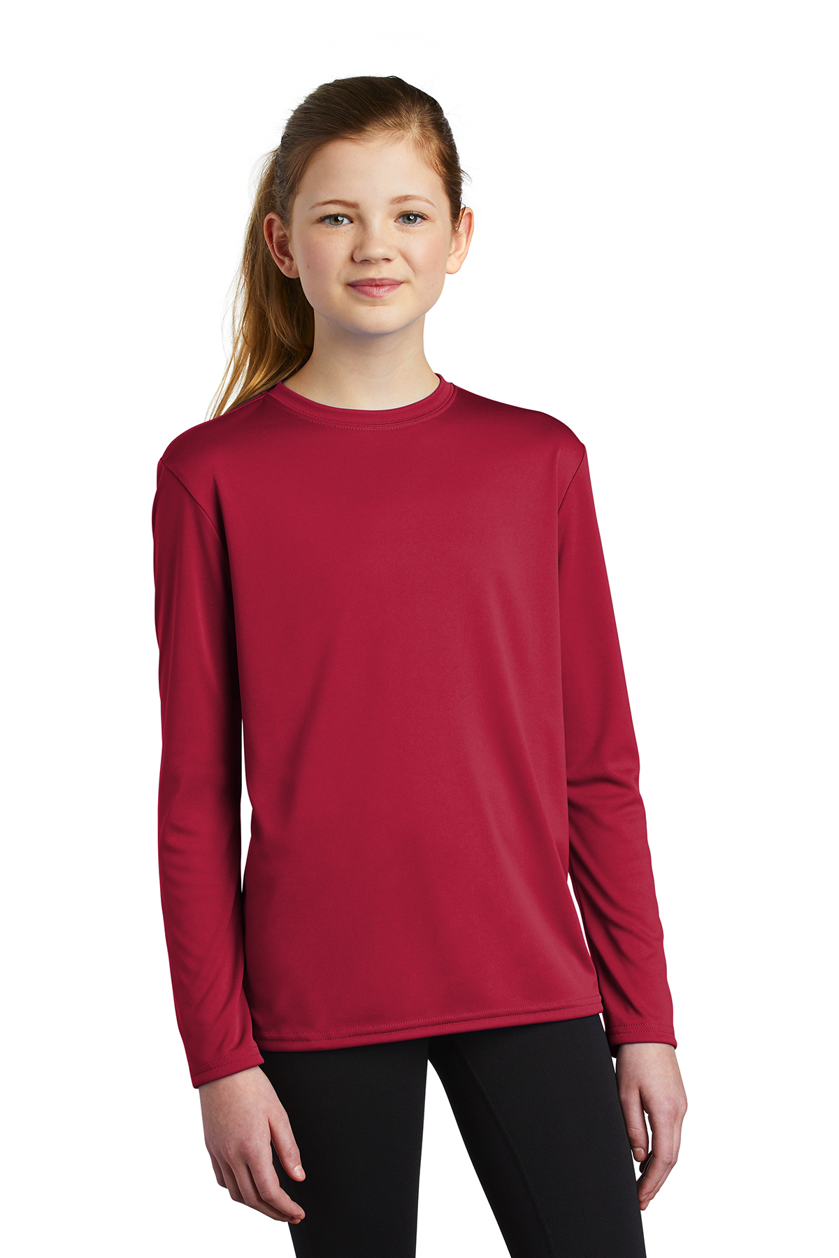 Port & Company Youth Long Sleeve Performance Tee | Product