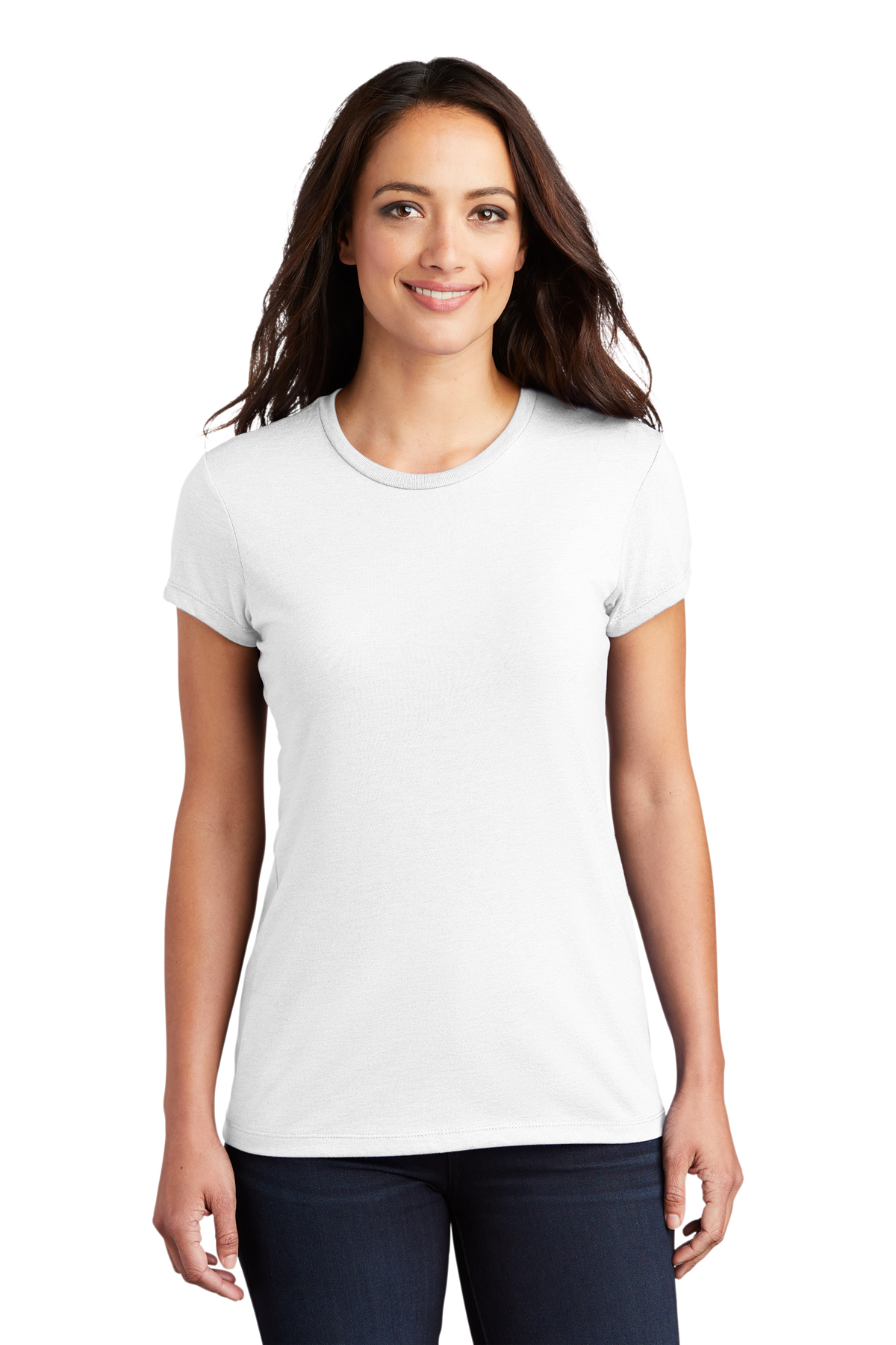 District Women’s Fitted Perfect Tri Tee | Product | SanMar