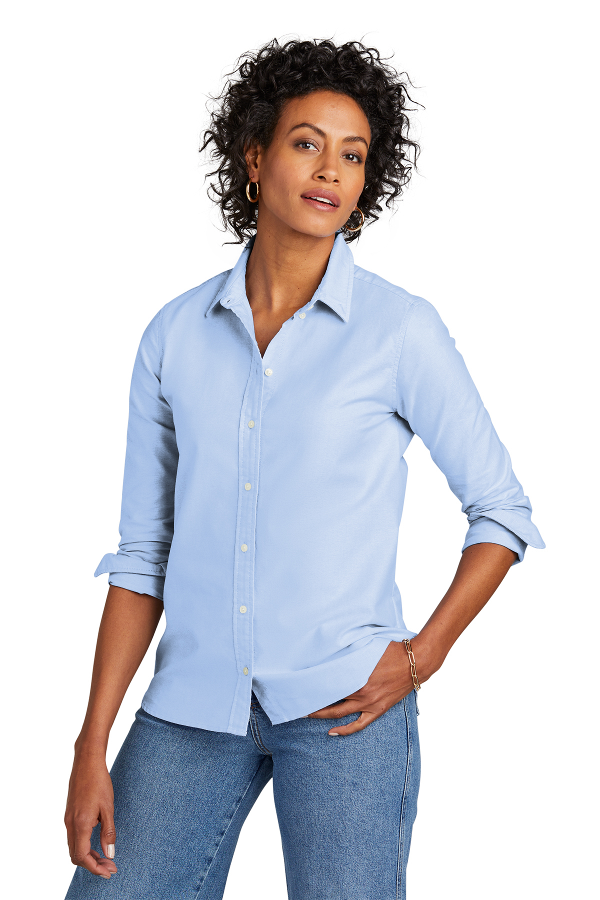 Brooks Brothers Women’s Casual Oxford Cloth Shirt | Product | SanMar