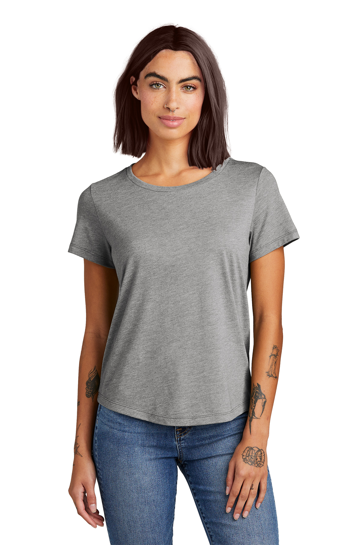 Allmade Women’s Relaxed Tri-Blend Scoop Neck Tee | Product | Company ...