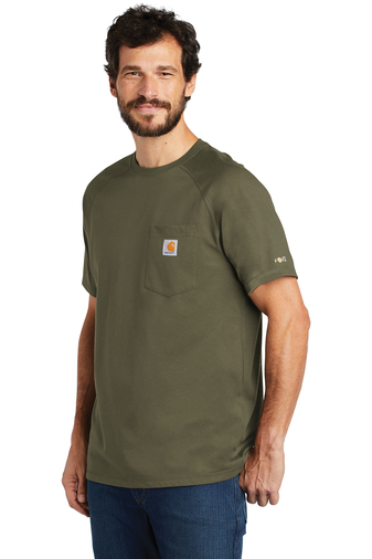 Carhartt Force ® Cotton Delmont Short Sleeve T-Shirt | Carhartt ...