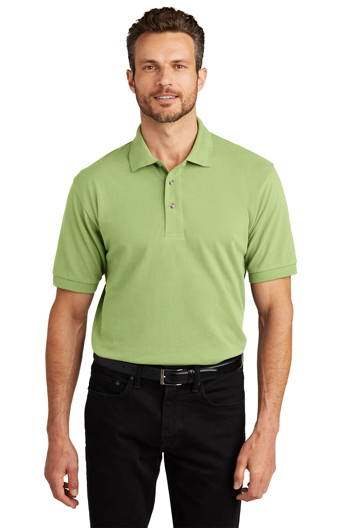 Port authority heavyweight cotton pique polo store