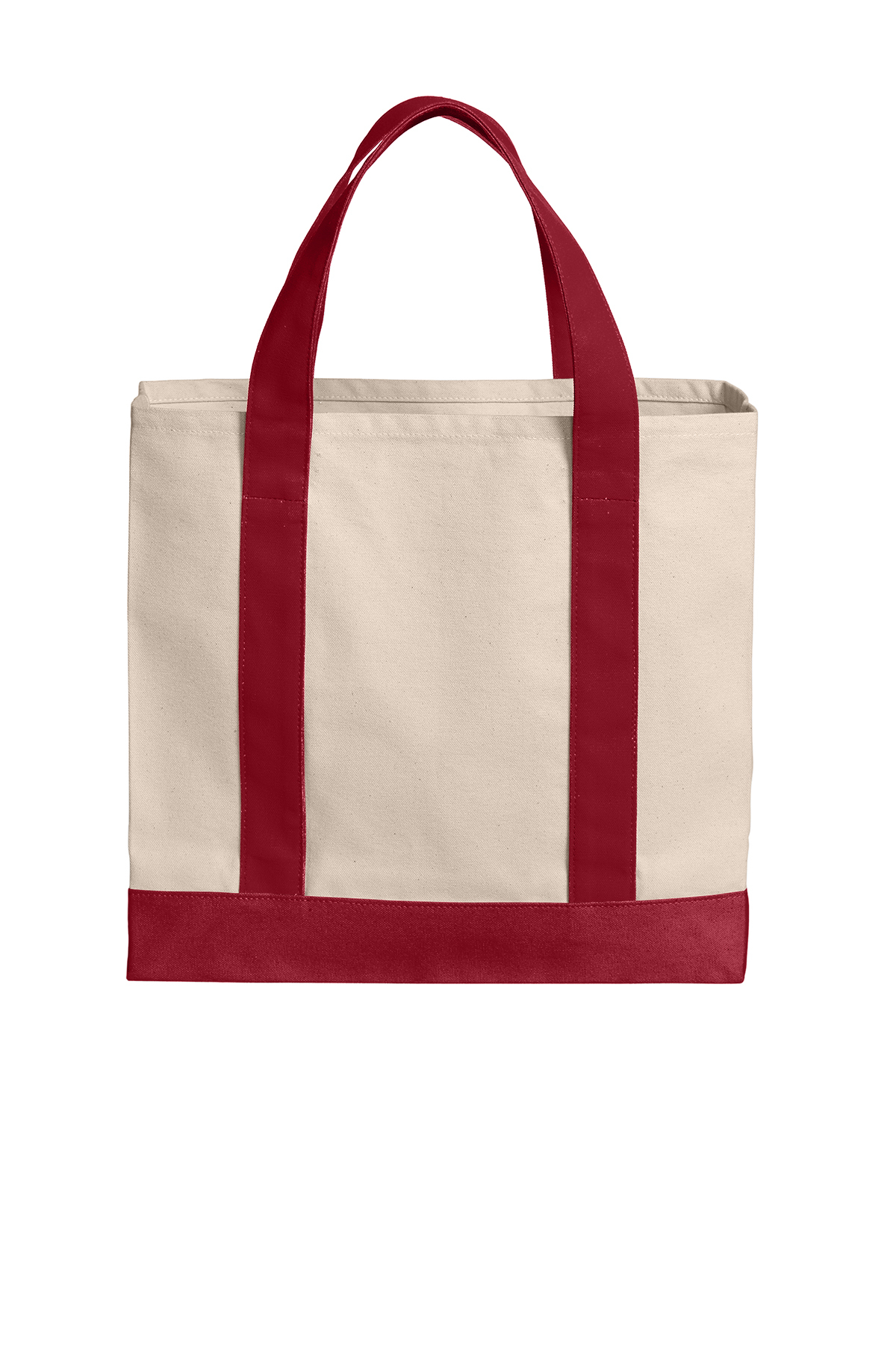 Port Authority Cotton Canvas Two-Tone Tote | Product | SanMar