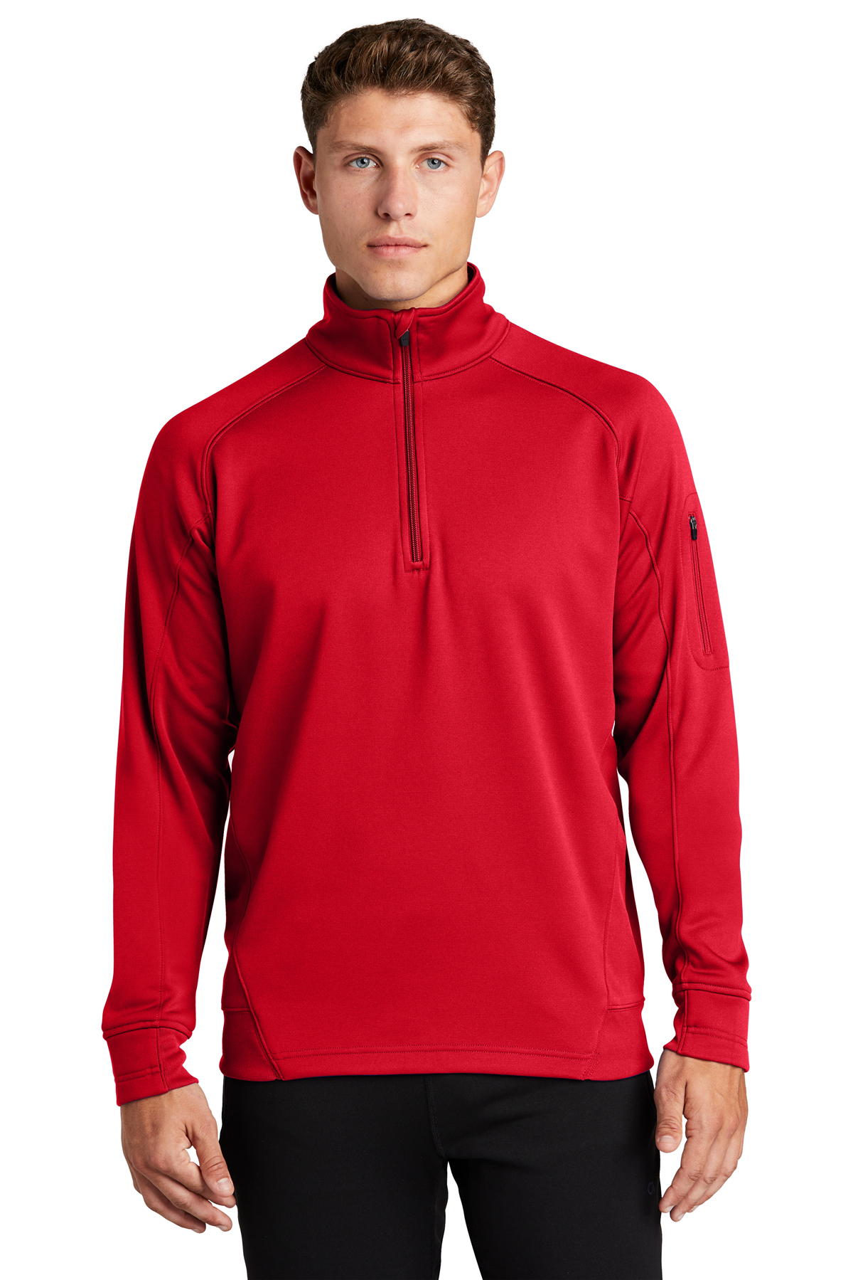 Men's Sweatshirt Sweater Fleece Sport Zipper 1/4 Tech3™ Result 