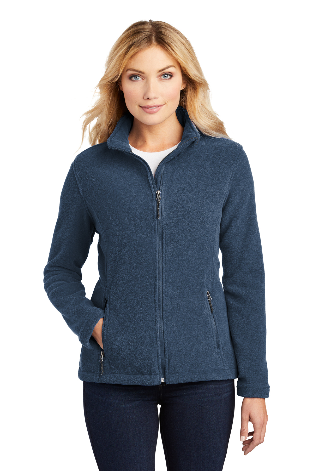 L217: Ladies Value Fleece Jacket by Port Authority - Eagle Media Inc