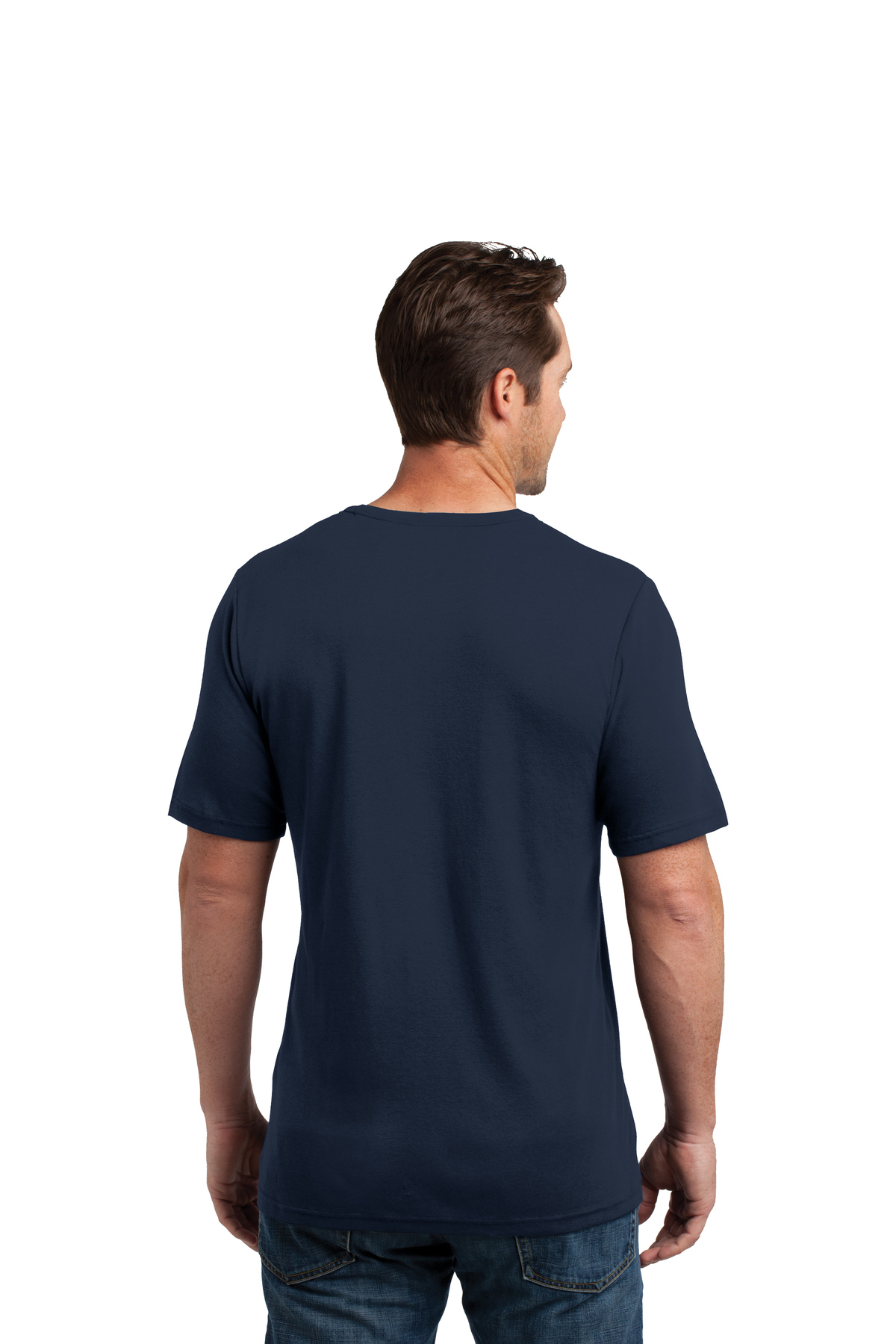 District Made Mens Mini Rib Crew Tee | Product | SanMar