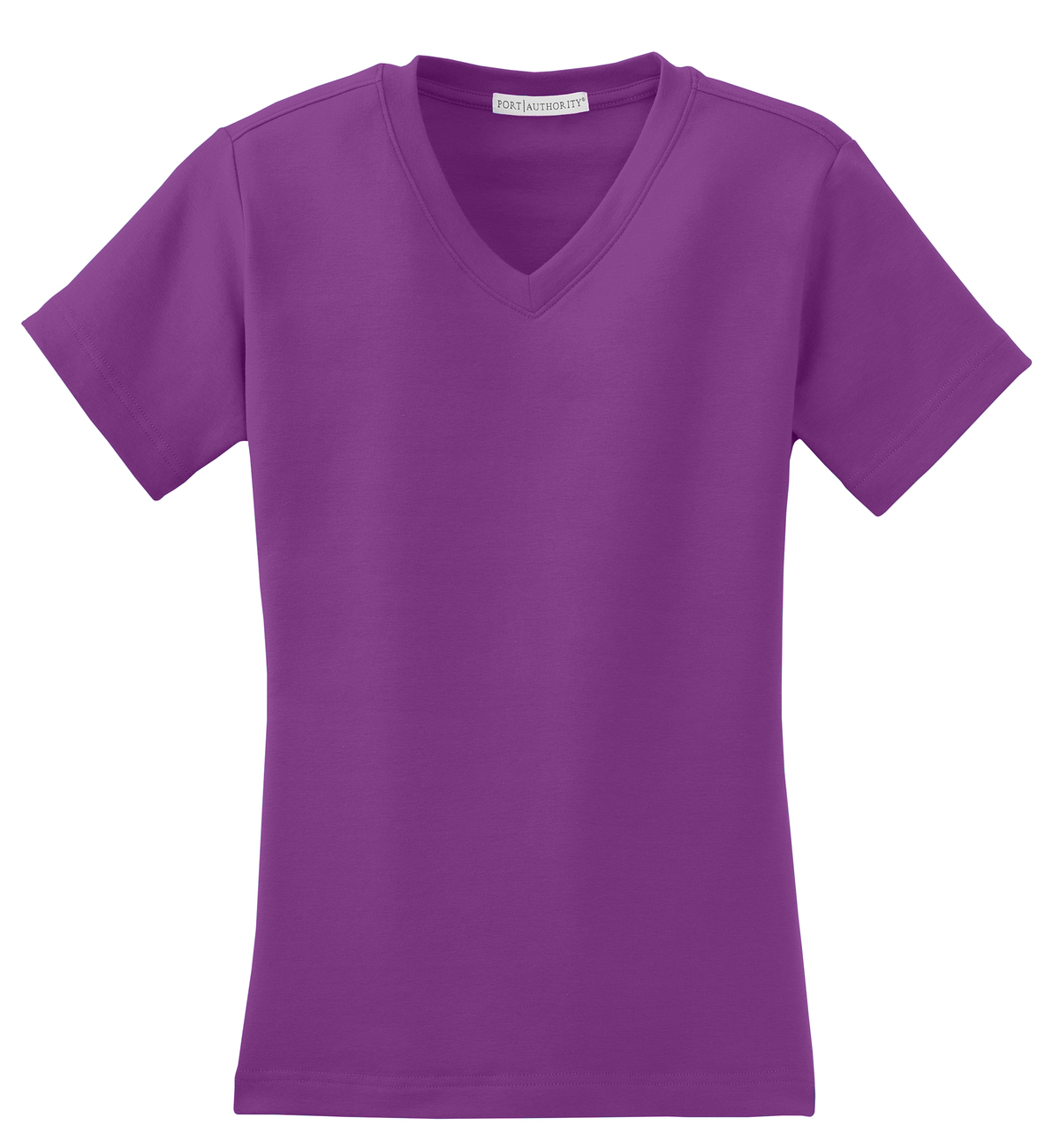 CLOSEOUT Port Authority Ladies Modern Stretch Cotton V-Neck Shirt ...