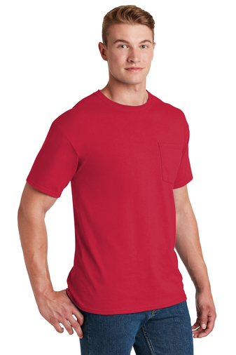 JERZEES - Dri-Power 50/50 Cotton/Poly Pocket T-Shirt | Product | SanMar