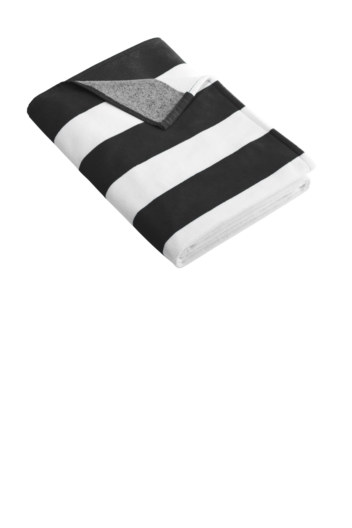 Black and white online striped towels
