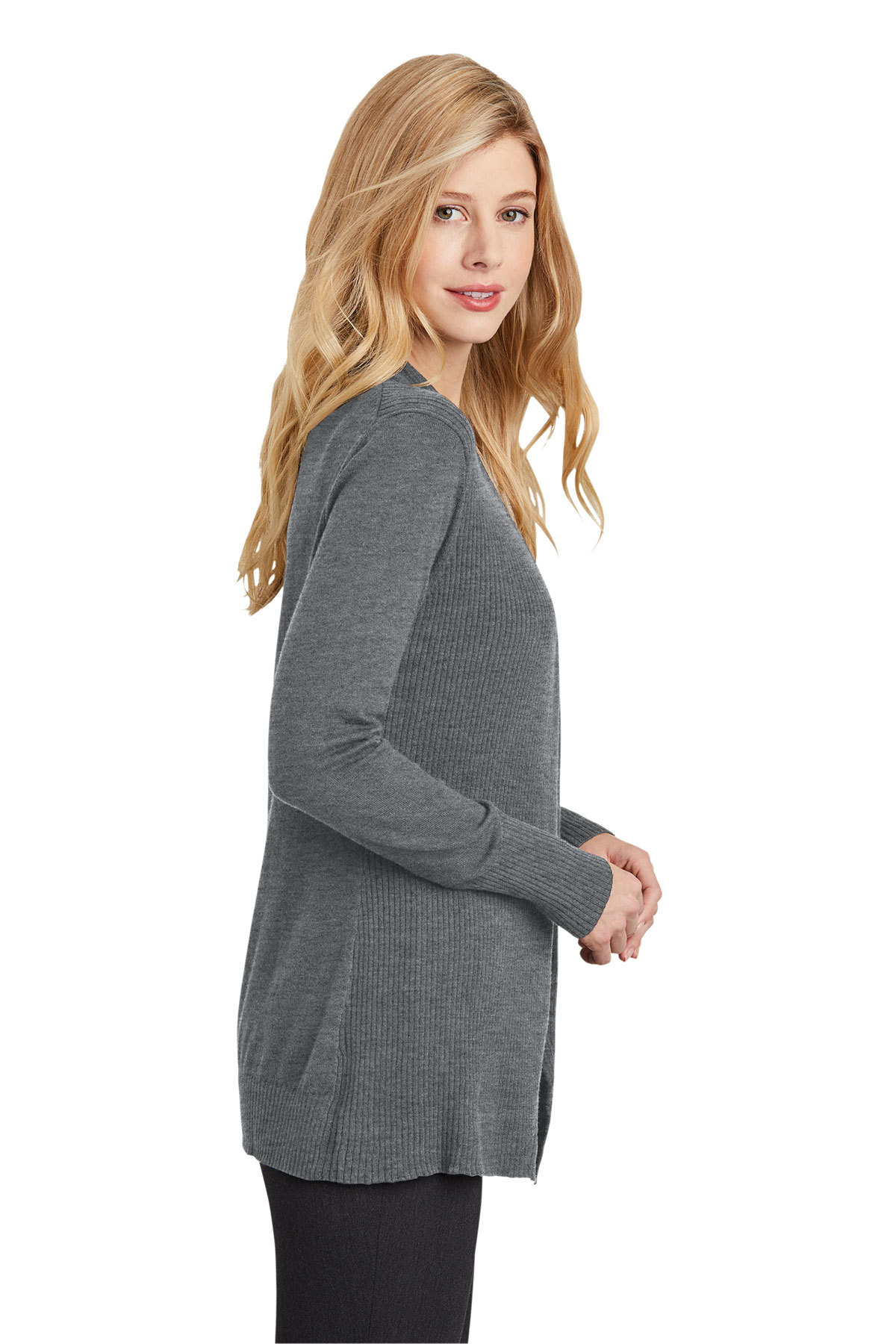 Port Authority Ladies Open Front Cardigan Sweater | Product | Port ...