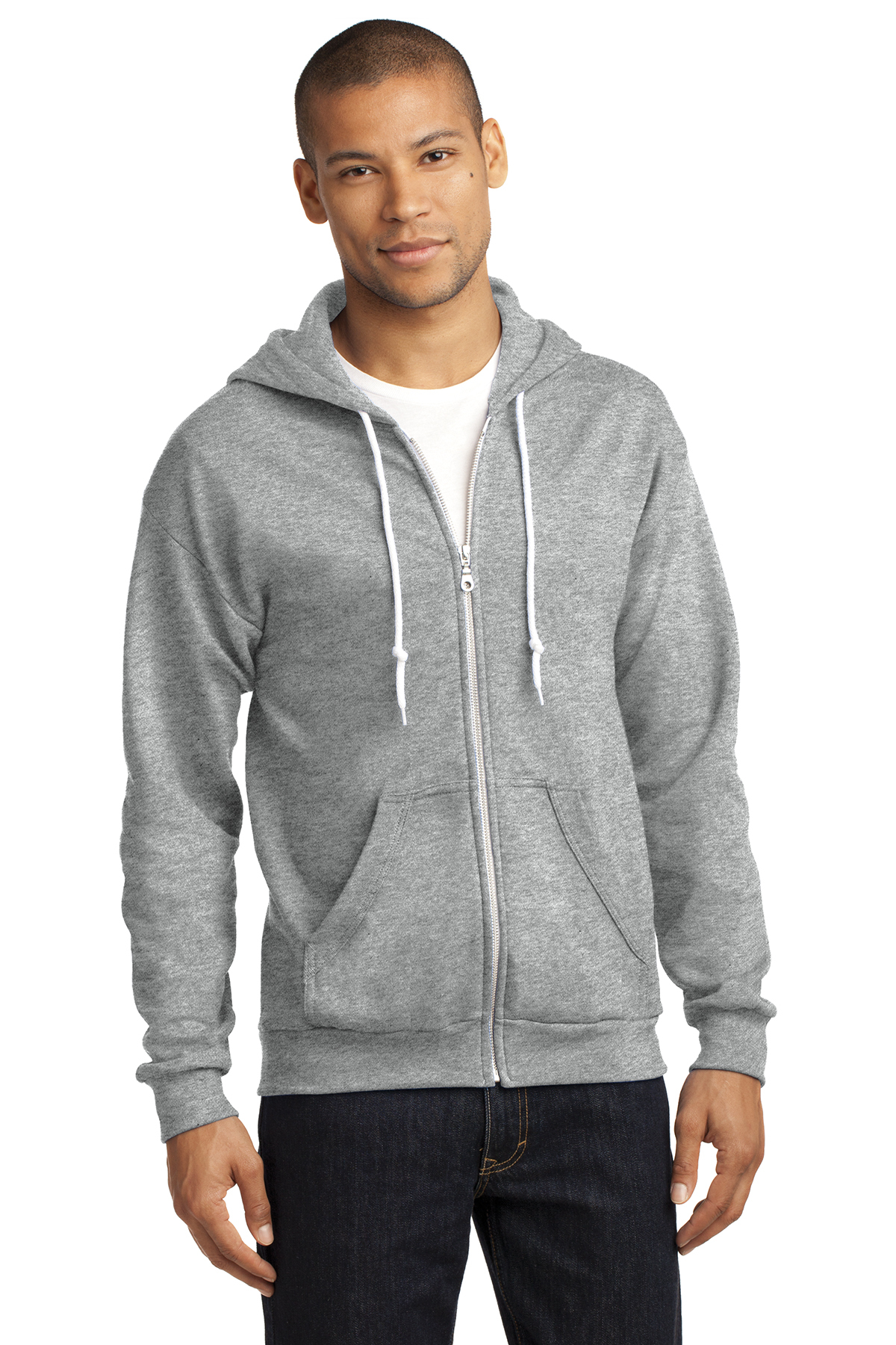 Anvil Full Zip Hooded Sweatshirt Product SanMar