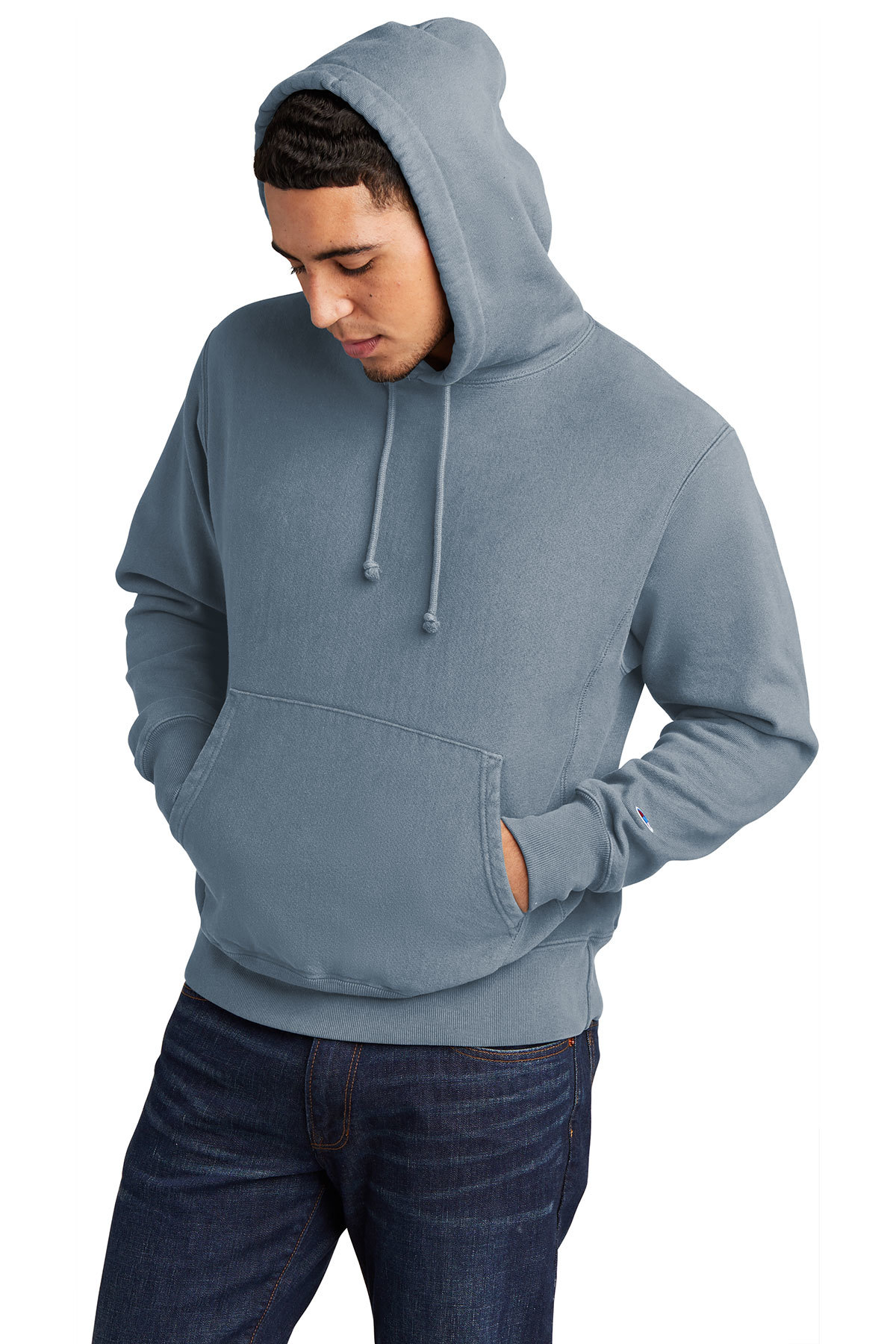 Champion Reverse Weave Garment Dyed Hooded Sweatshirt Product