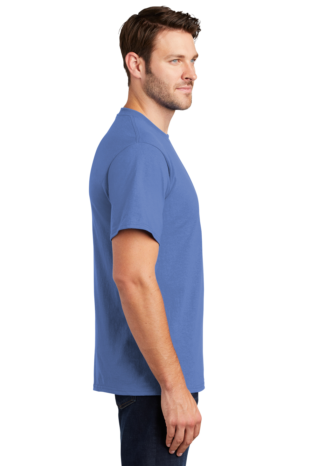 Ideal Chenille Monogram T-Shirt - 4XL, Shirt Carolina Blue | by Tees2urdoor
