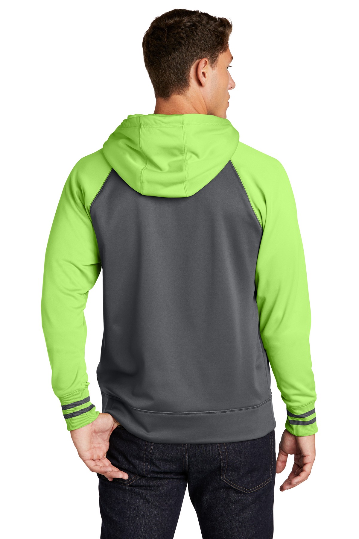 Sport-Tek Sport-Wick Varsity Fleece Full-Zip Hooded Jacket 